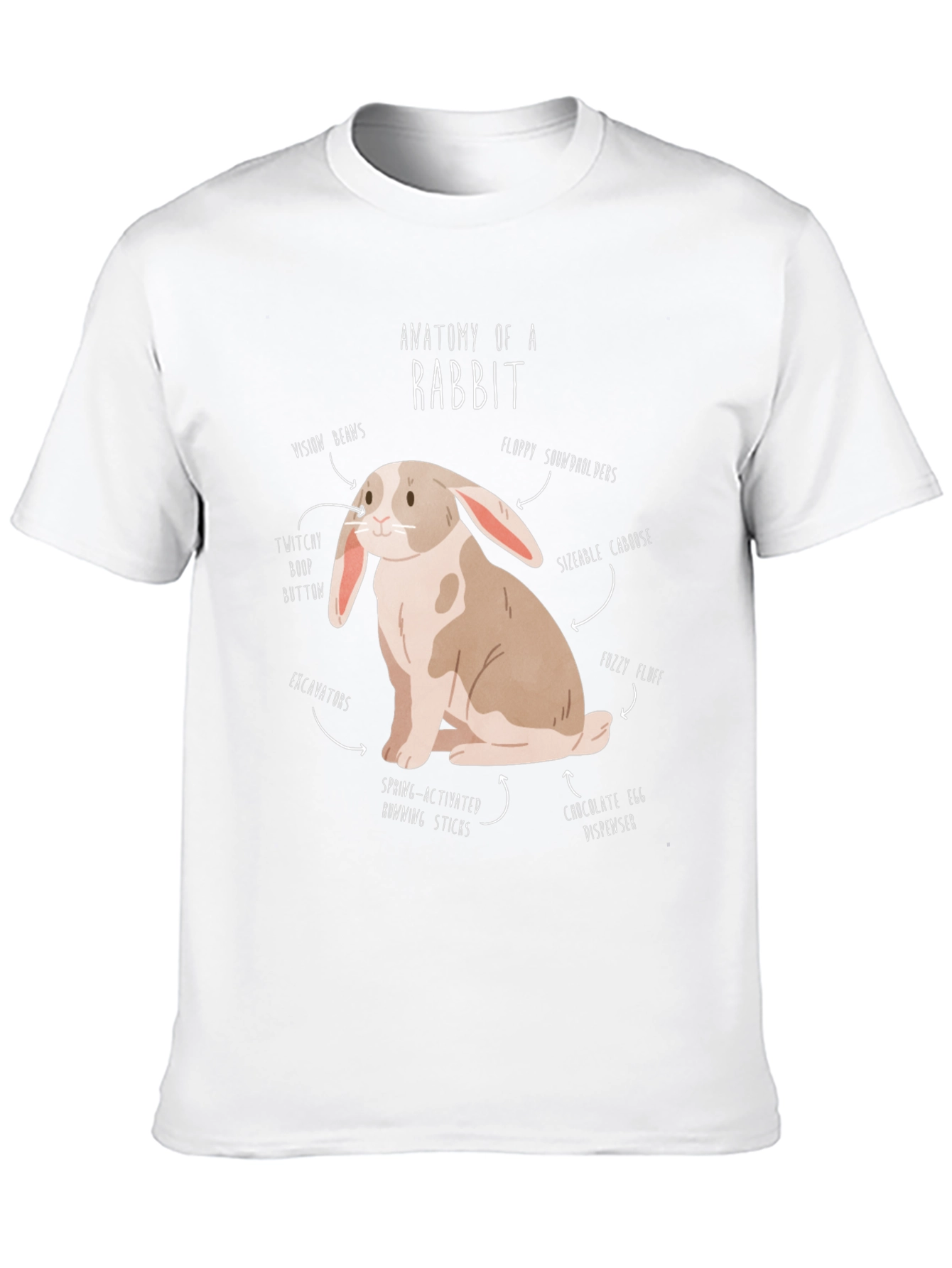 Anatomy of a Rabbit T-Shirt Funny Bunny Tee