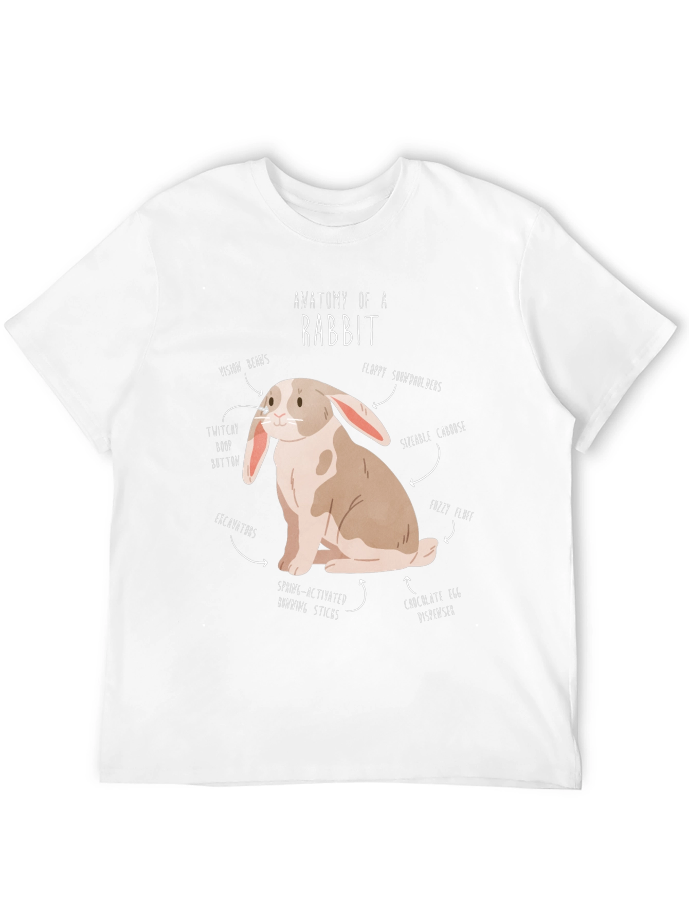 Anatomy of a Rabbit T-Shirt Funny Bunny Tee