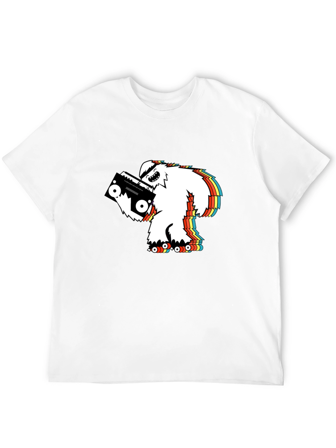 Yeti Boombox Graphic Tee - Black Crew Neck