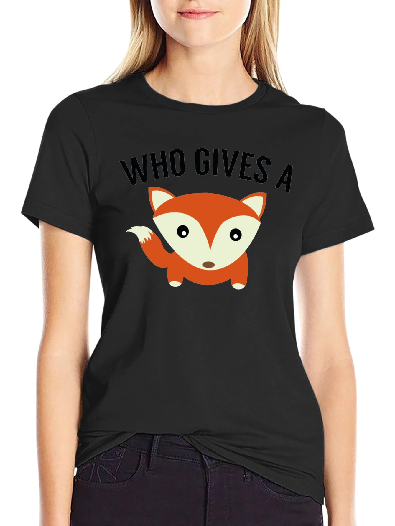 Who Gives a Fox Funny Graphic Tee