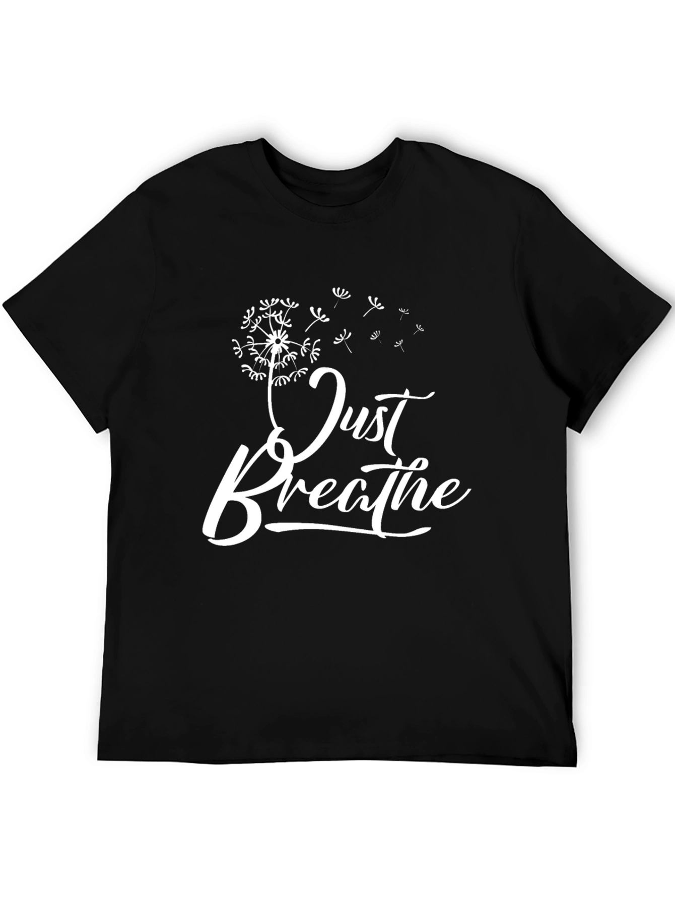 Just Breathe Graphic T-Shirt - Black