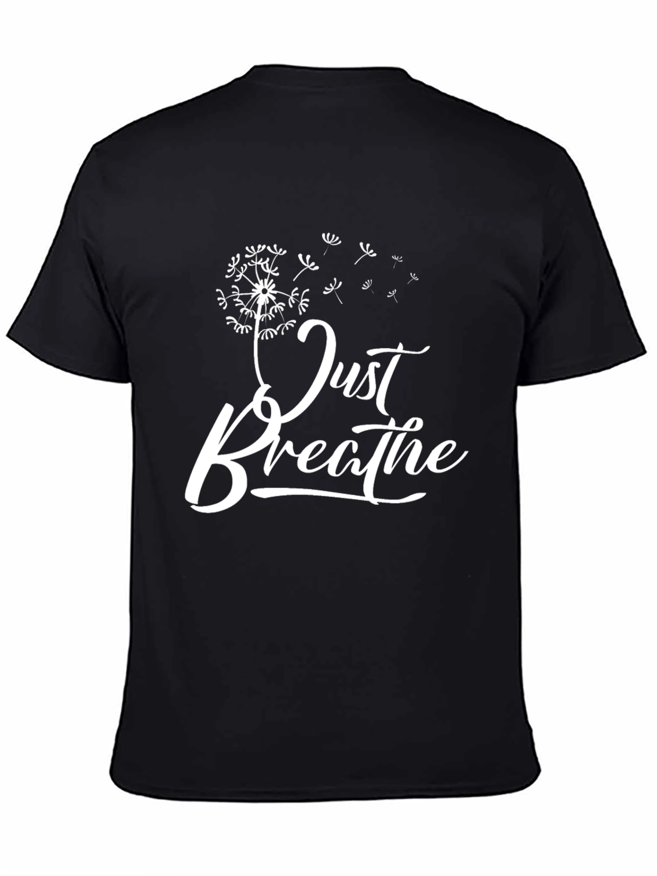 Just Breathe Graphic T-Shirt - Black
