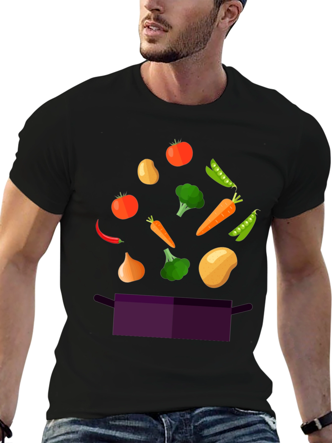 Chefs Garden T-Shirt - Black