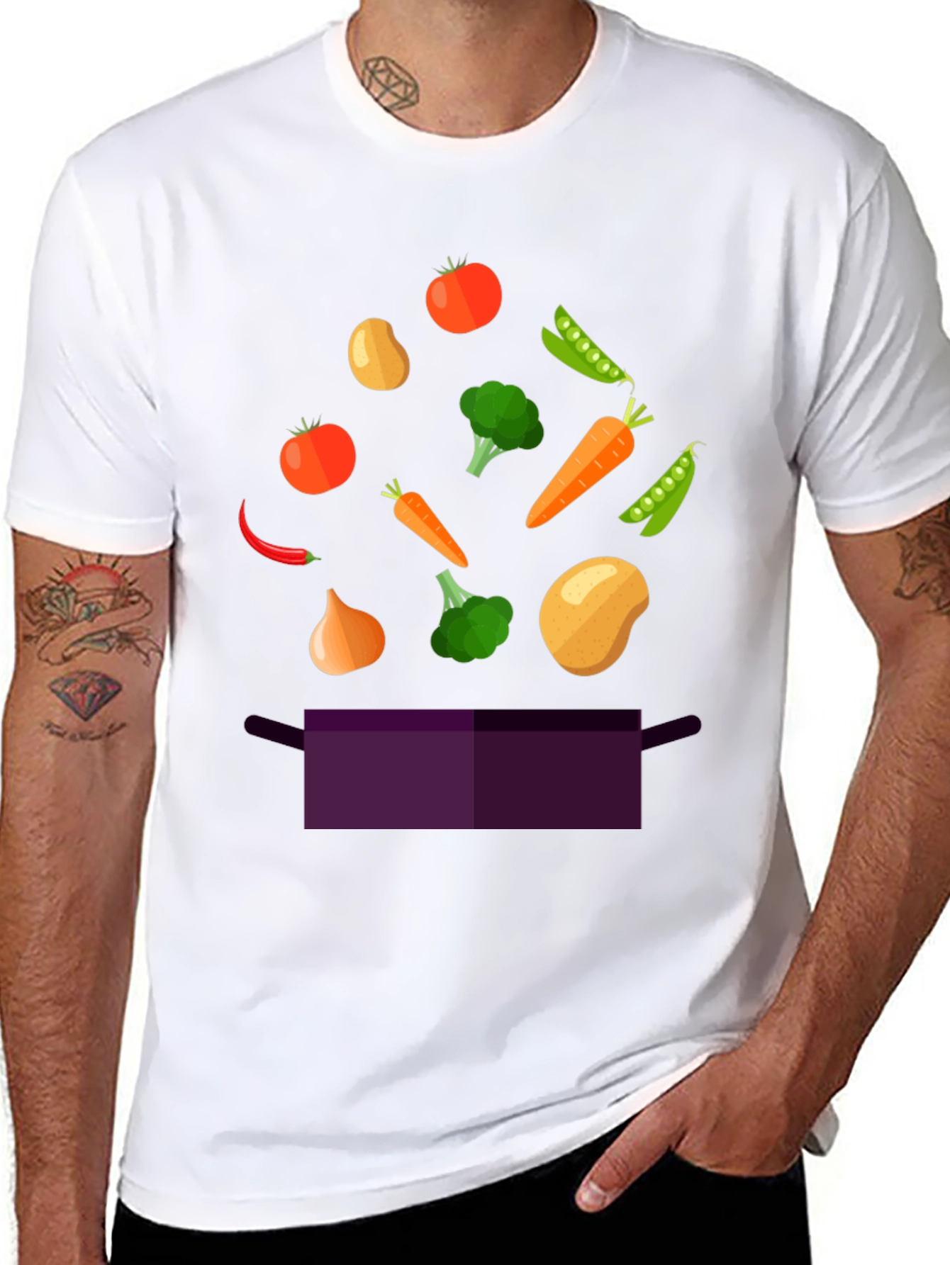 Chefs Garden T-Shirt - Black