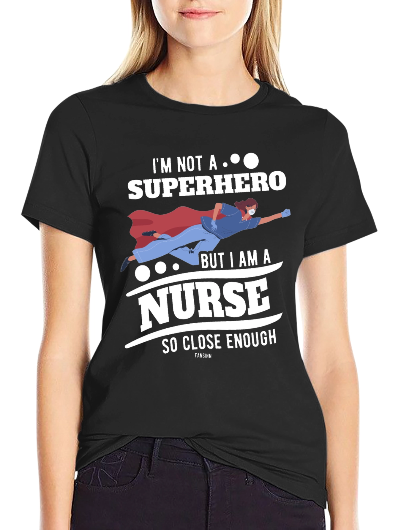 Nurse Superhero T-Shirt - Funny Heroic Healthcare Apparel