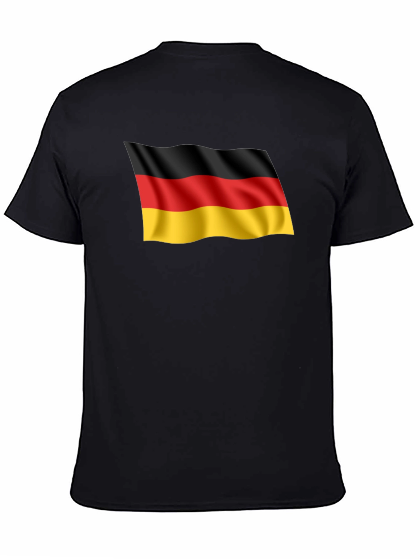 Germany Flag Graphic Tee - Black T-Shirt