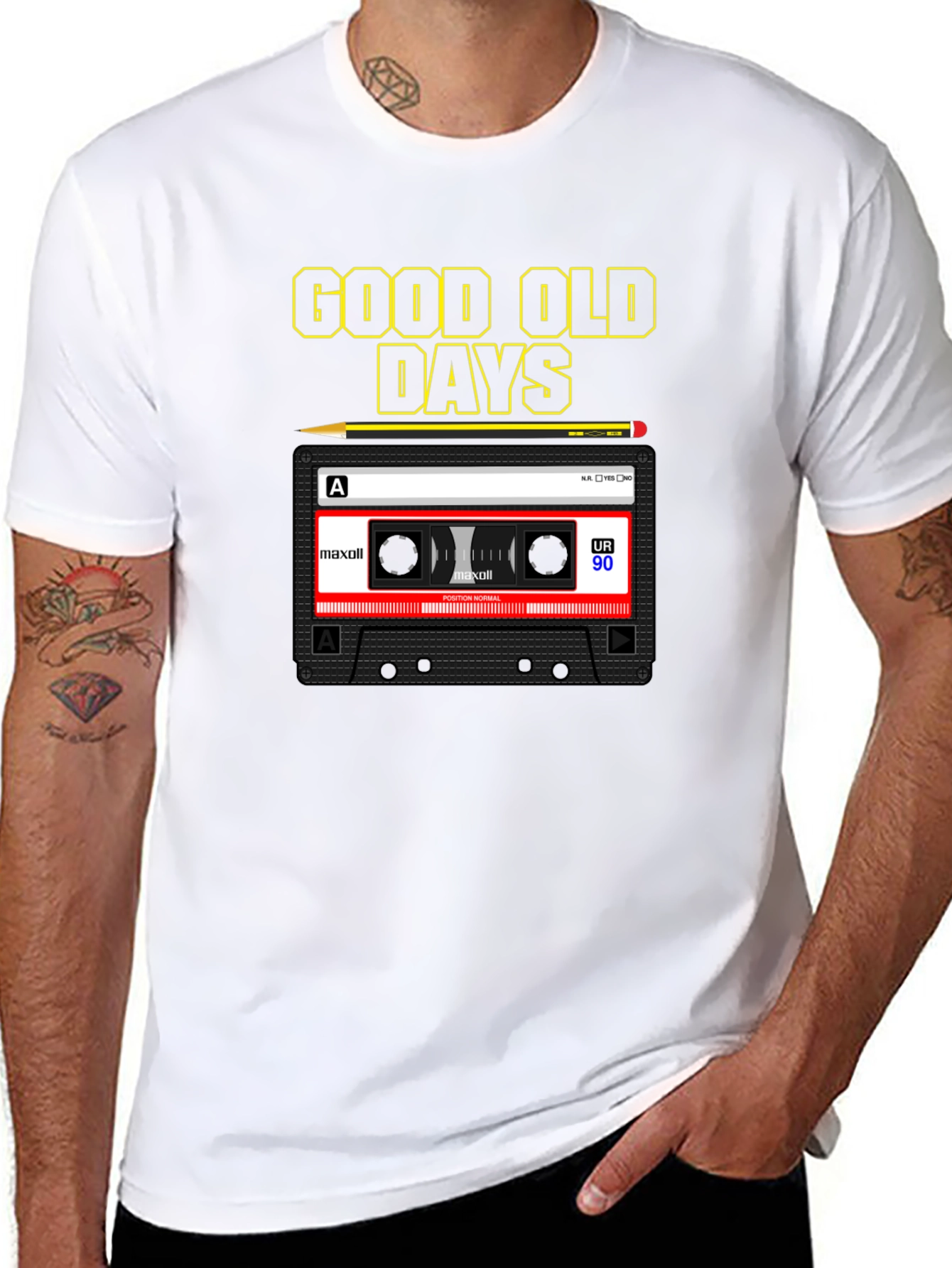 Good Old Days Cassette Tape T-Shirt