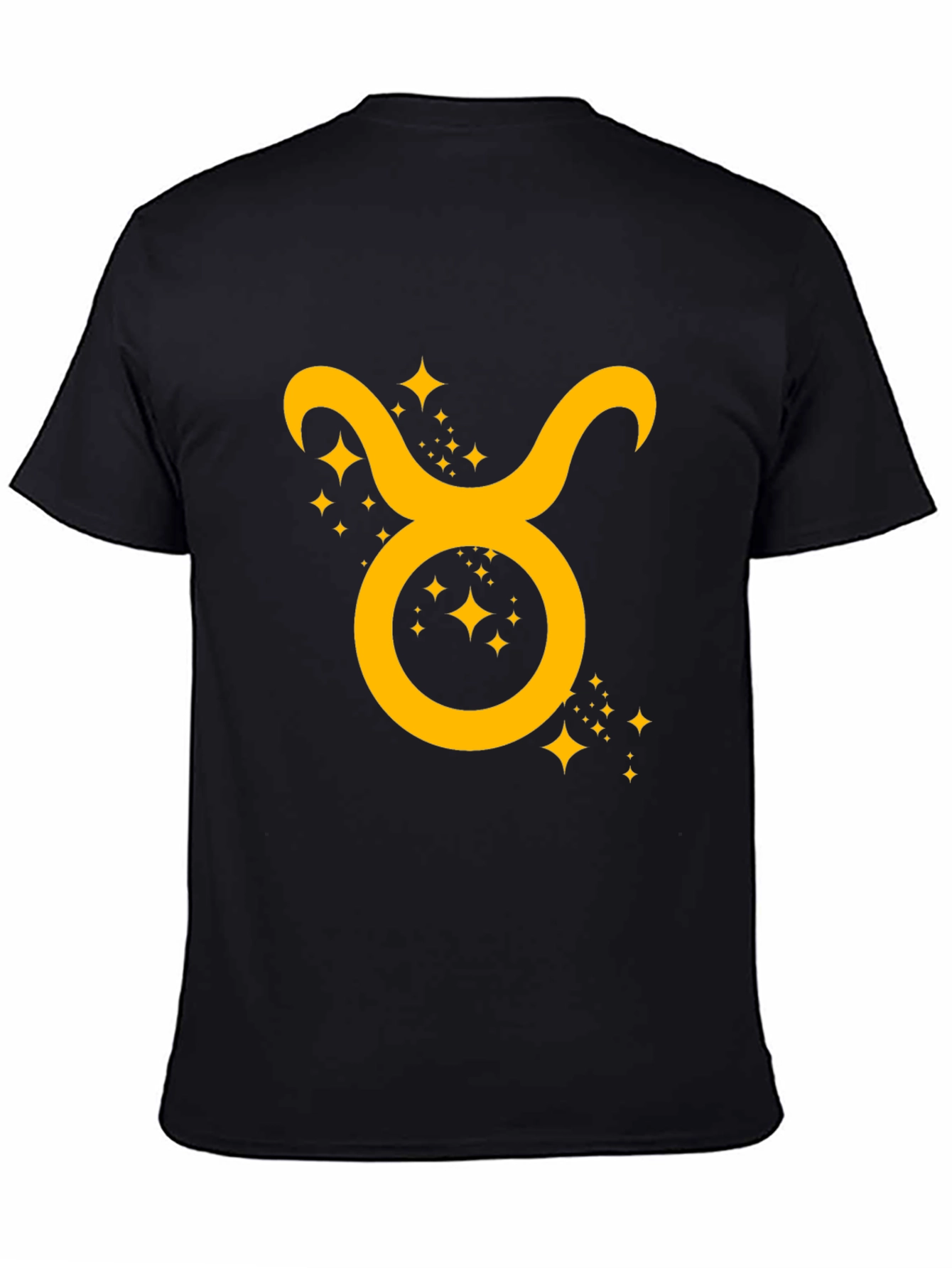 Taurus Zodiac Graphic Tee - Black