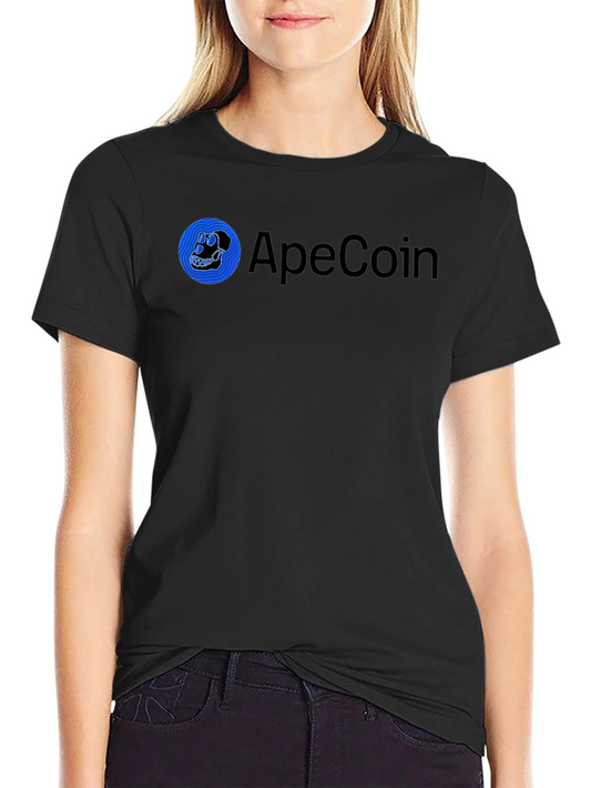 ApeCoin Black T-Shirt - Crypto Fashion