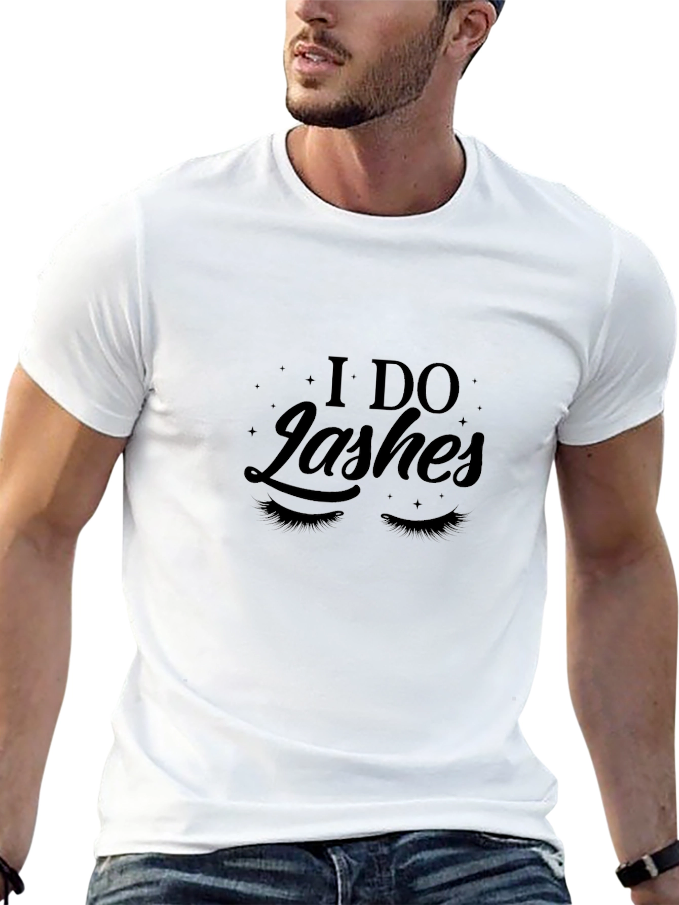 I Do Lashes Black Graphic Tee