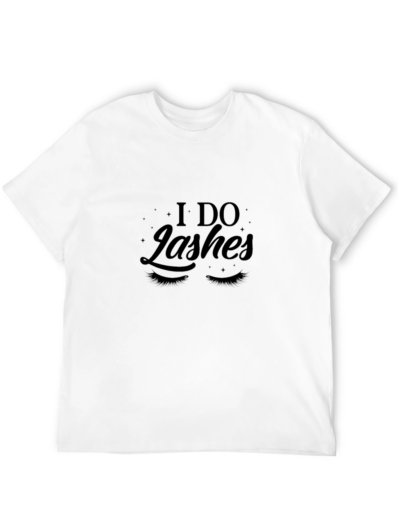 I Do Lashes Black Graphic Tee
