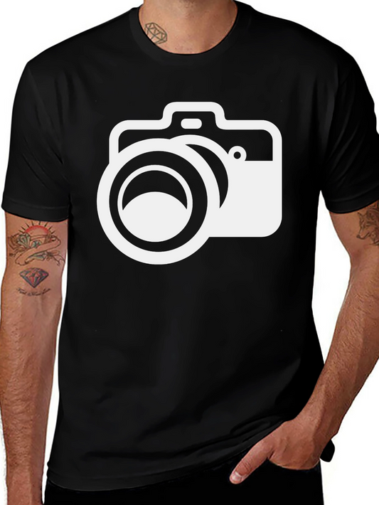 Camera Graphic Black T-Shirt