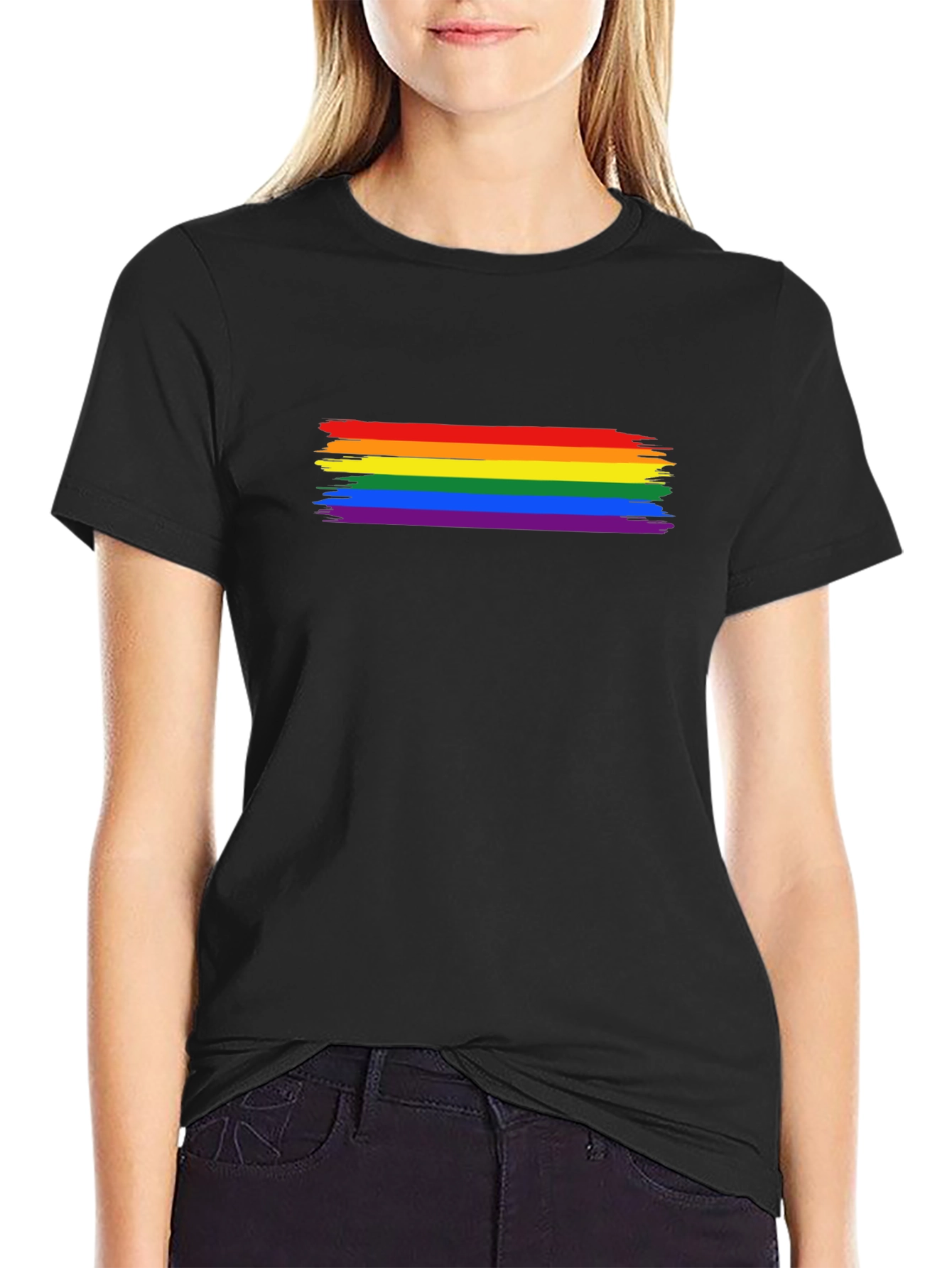 Pride Flag Brushstroke T-Shirt