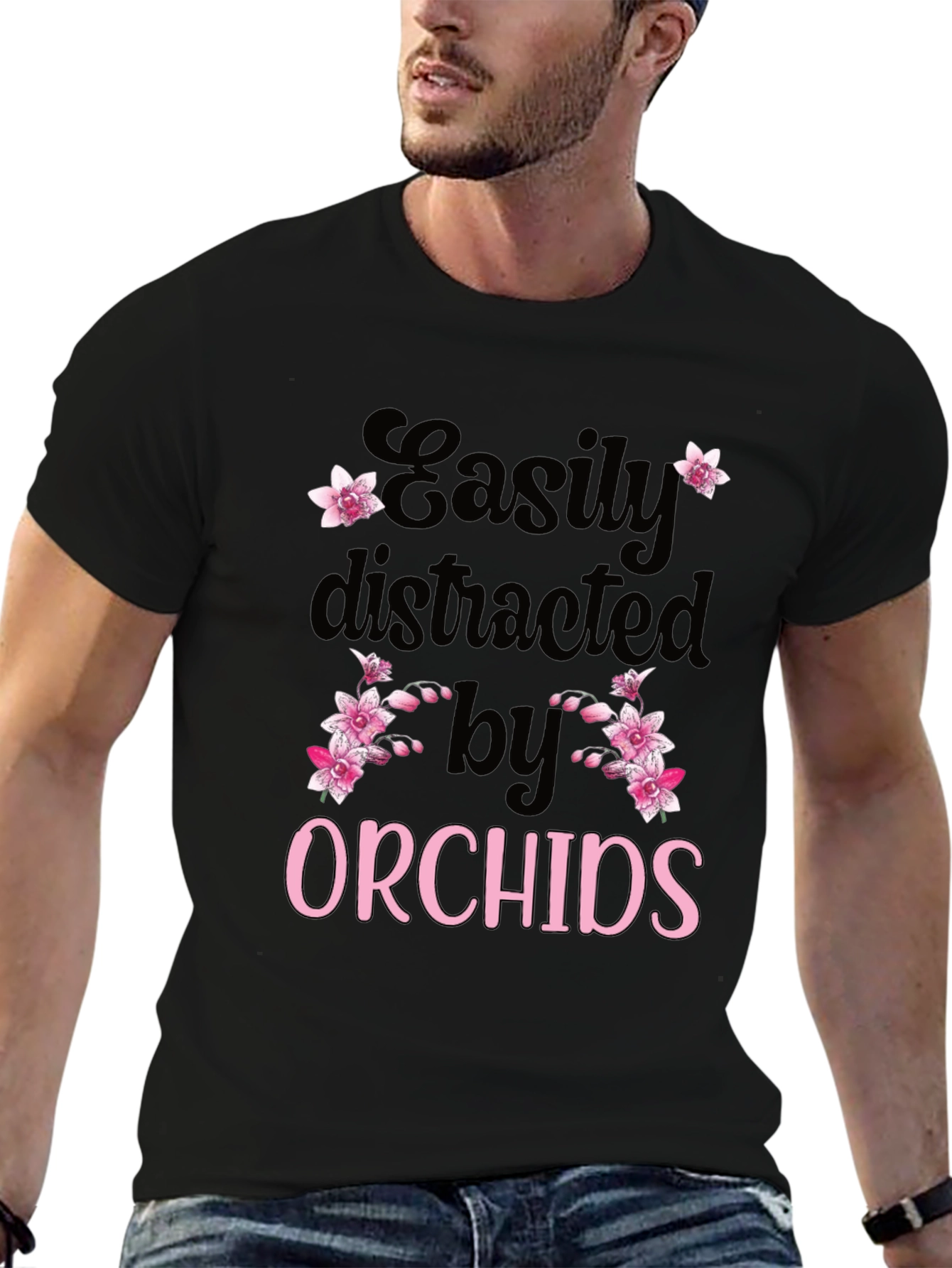 Easily Distracted by Orchids T-Shirt