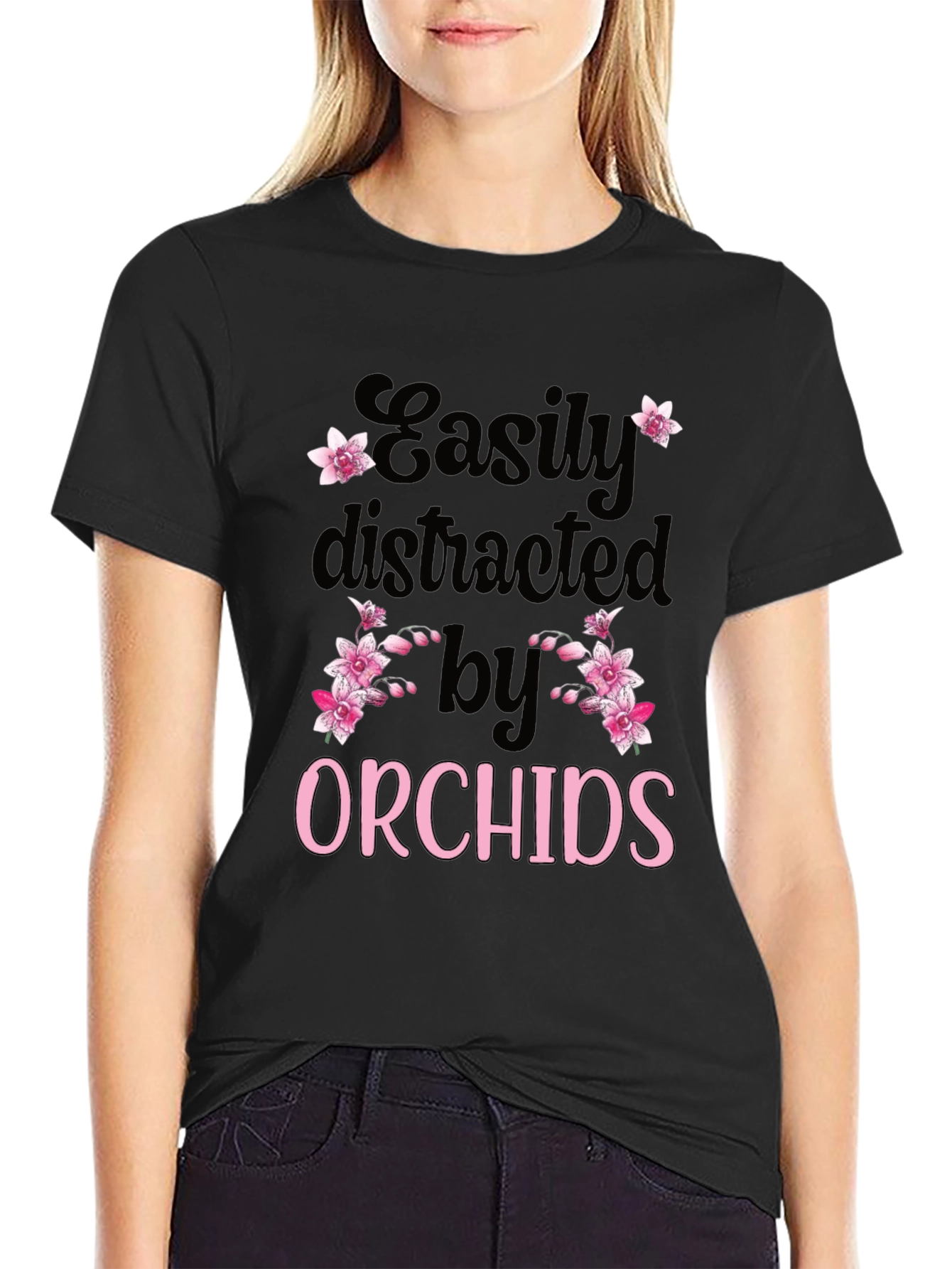 Easily Distracted by Orchids T-Shirt