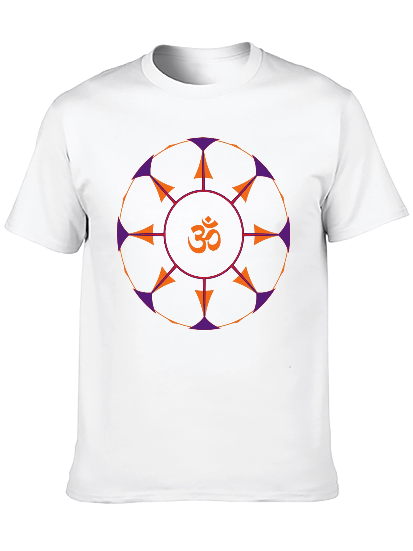 Om Mandala Graphic Tee - Black Cotton T-Shirt