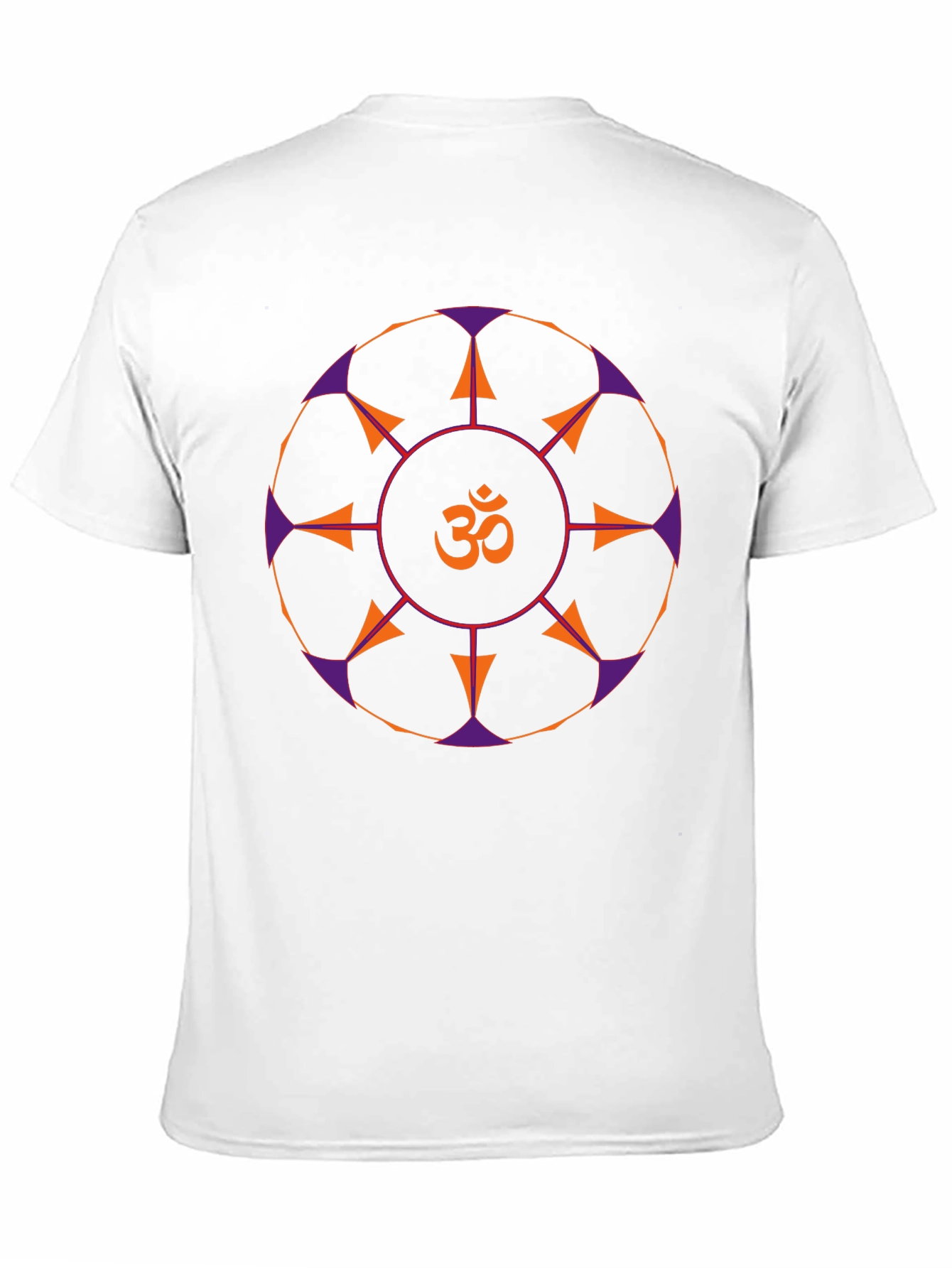 Om Mandala Graphic Tee - Black Cotton T-Shirt