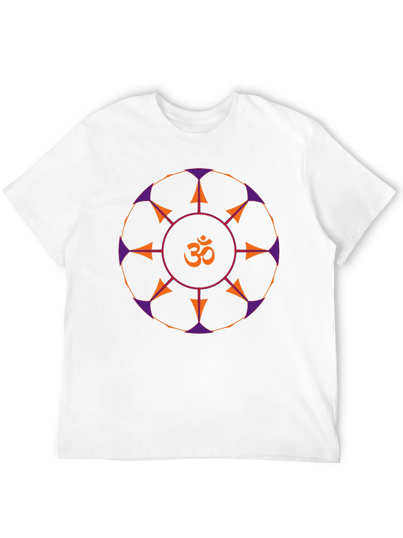 Om Mandala Graphic Tee - Black Cotton T-Shirt