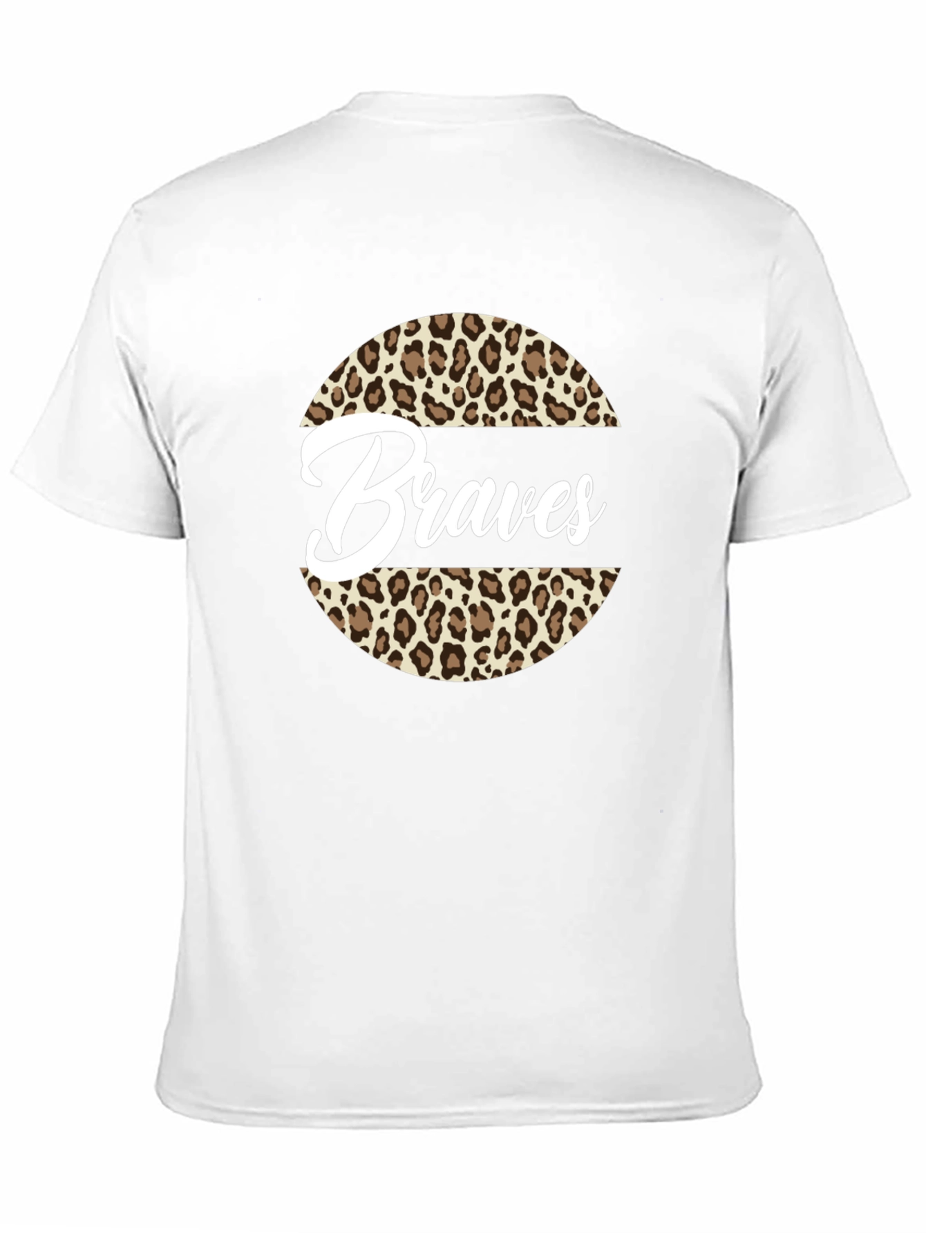 Braves Leopard Print T-Shirt - Stylish Fan Apparel