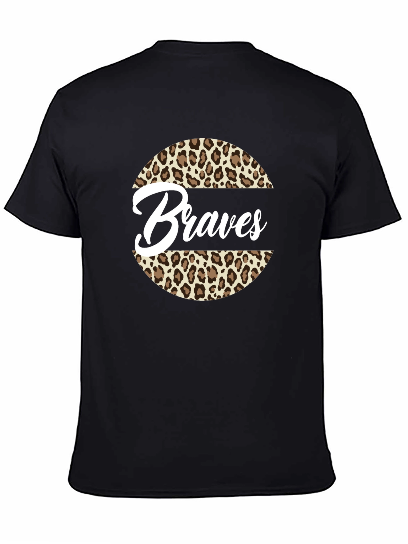 Braves Leopard Print T-Shirt - Stylish Fan Apparel