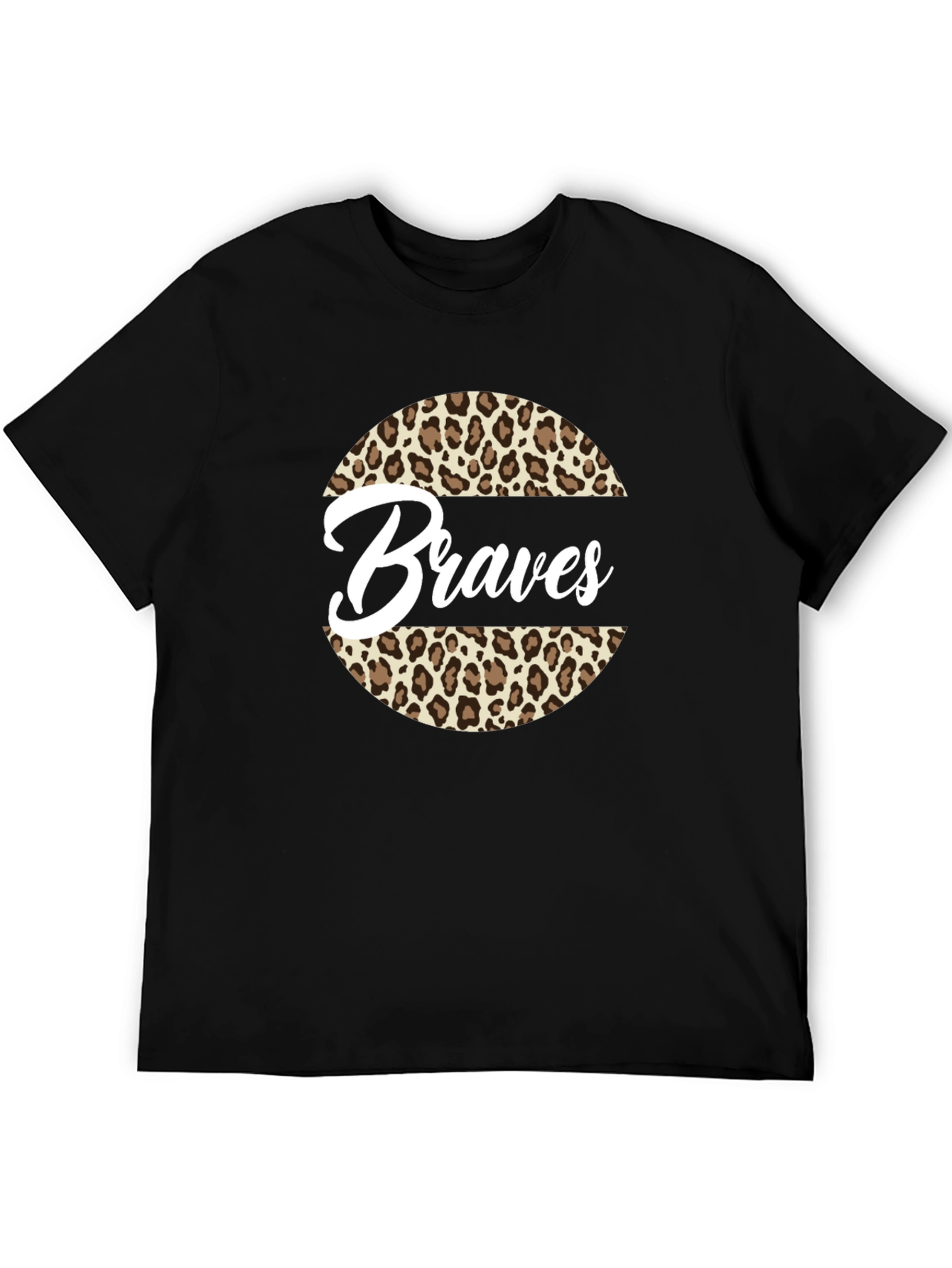Braves Leopard Print T-Shirt - Stylish Fan Apparel