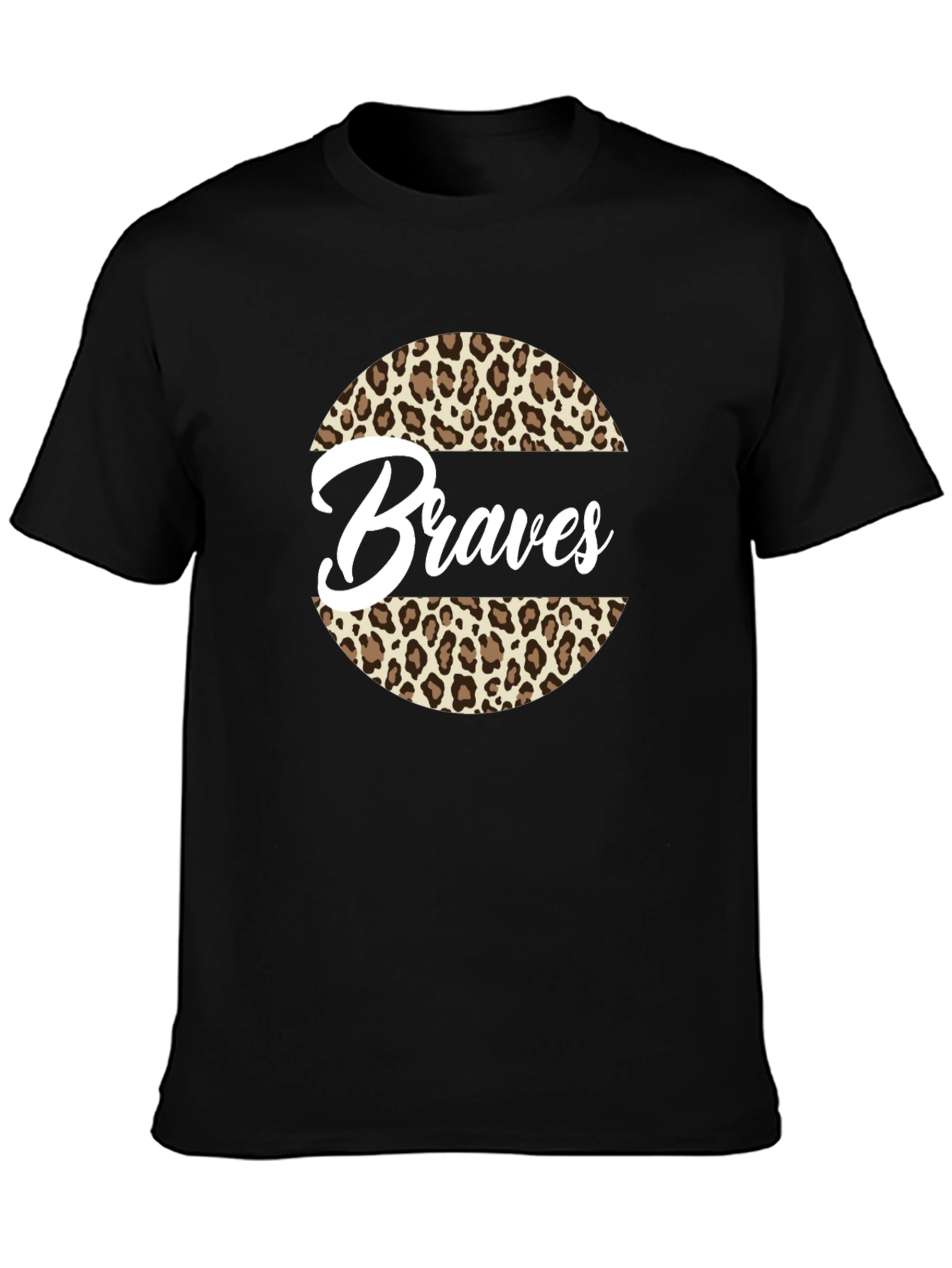 Braves Leopard Print T-Shirt - Stylish Fan Apparel