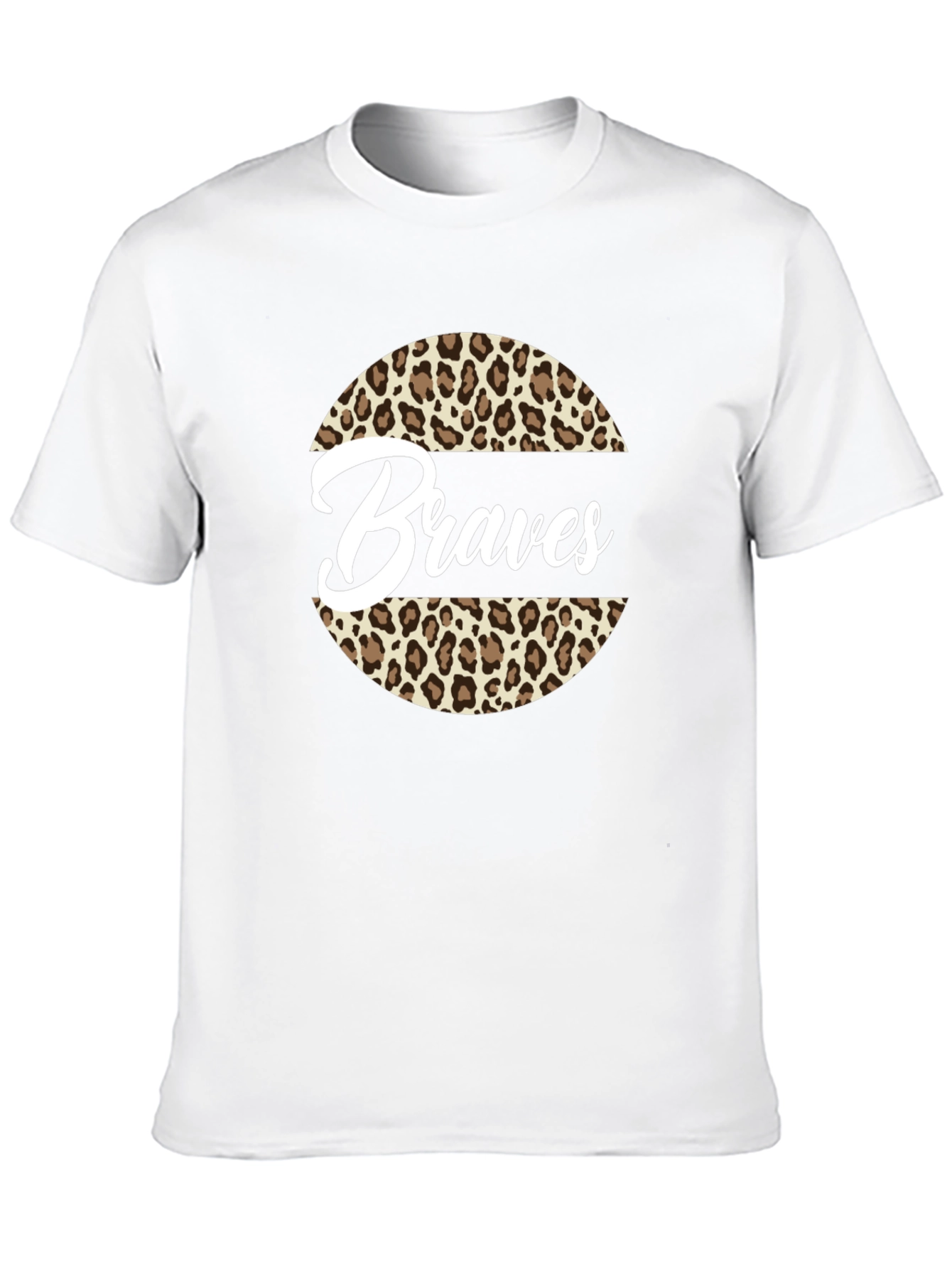 Braves Leopard Print T-Shirt - Stylish Fan Apparel