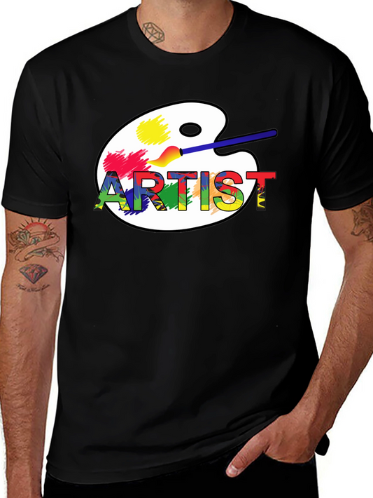 Artist Palette Graphic T-Shirt - Creative Design
