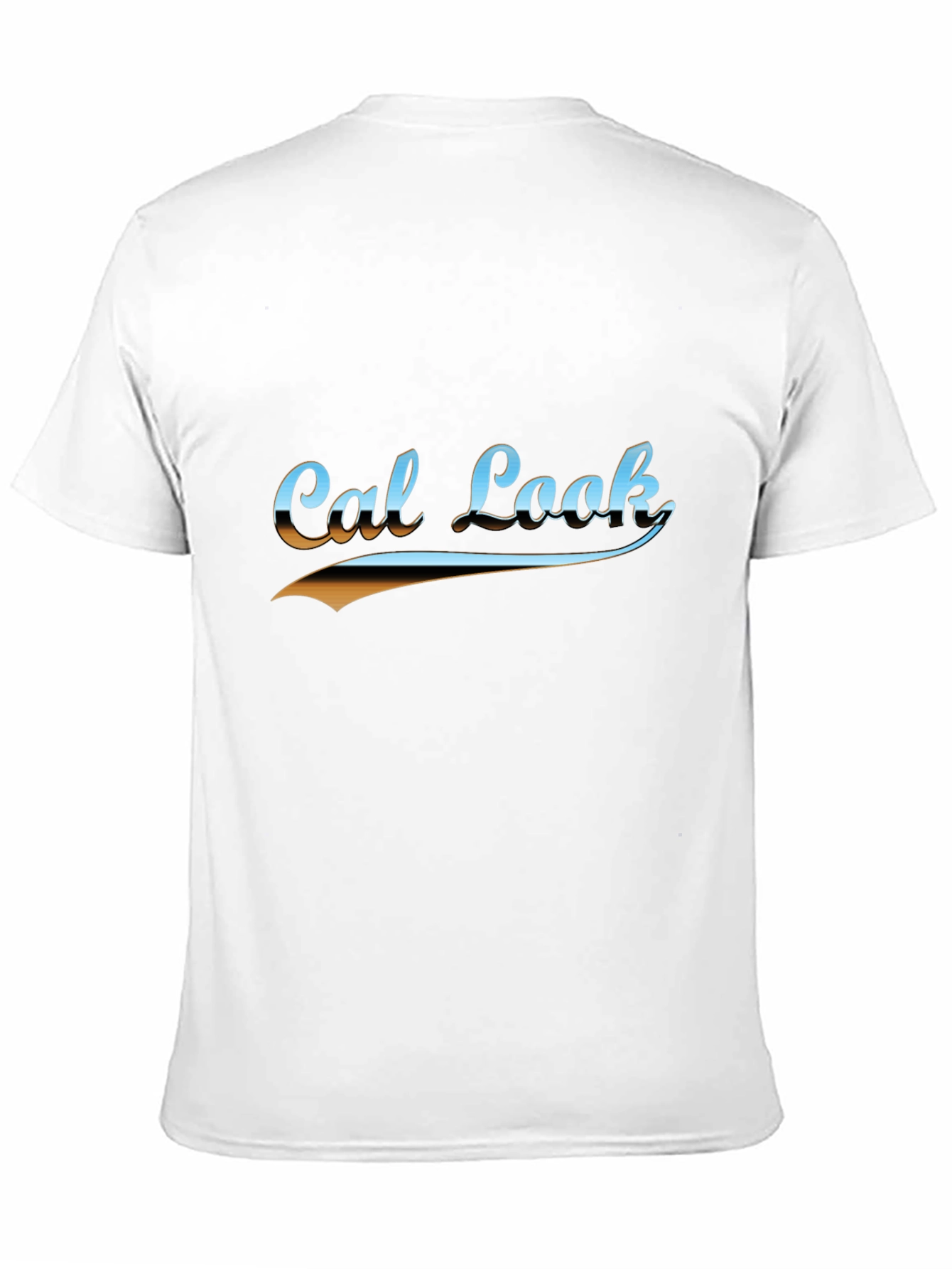 Cal Look Graphic T-Shirt - Retro Style Black Tee