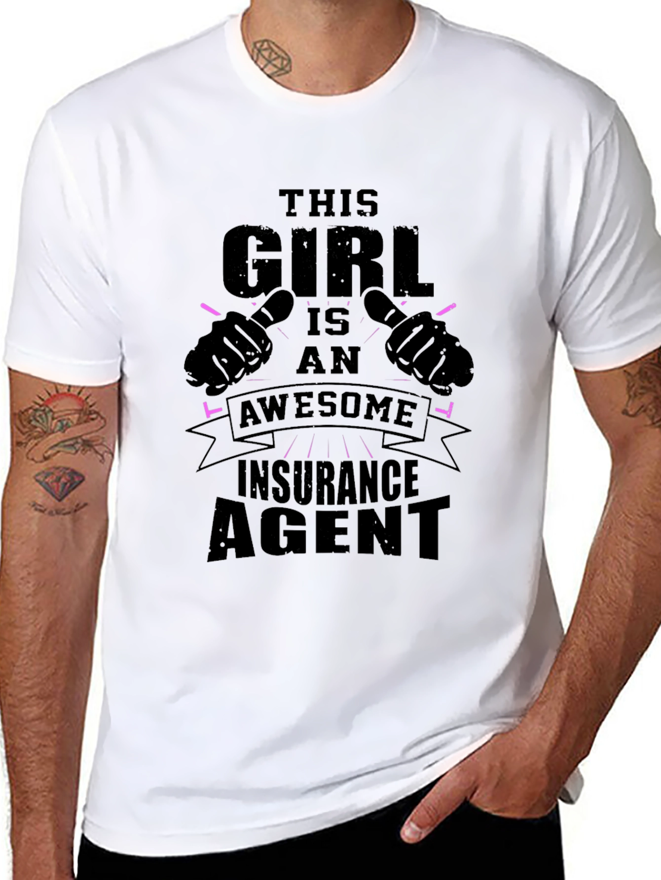 Awesome Insurance Agent Girl T-Shirt