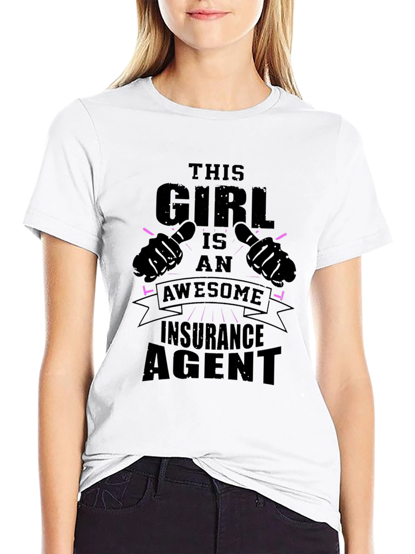 Awesome Insurance Agent Girl T-Shirt