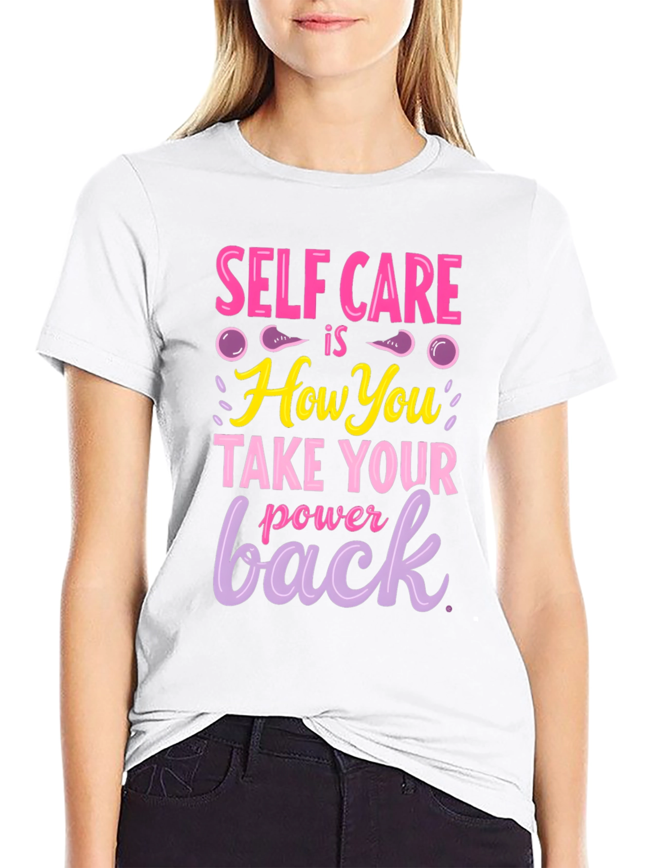 Self Care Power Back T-Shirt