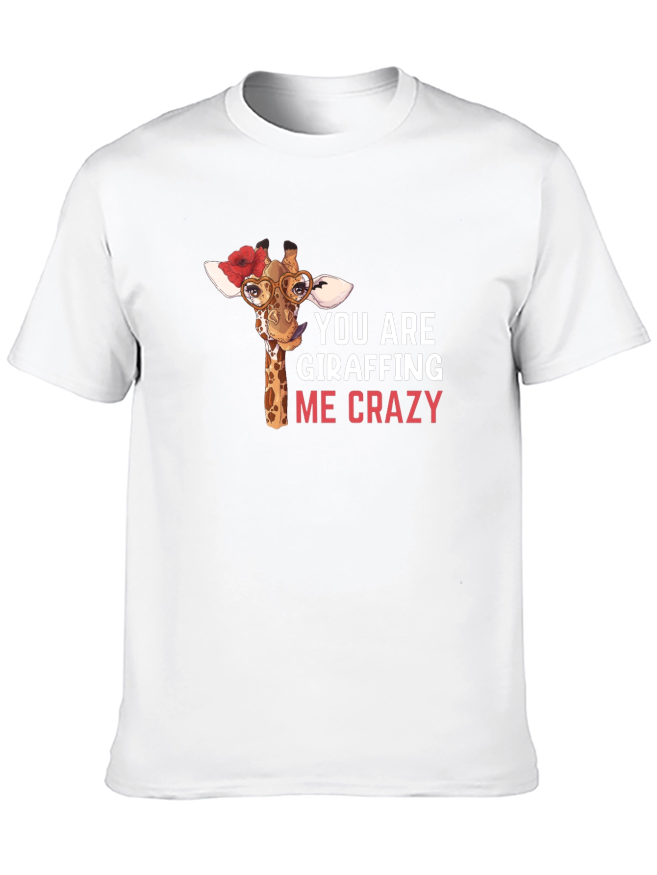 Giraffe Crazy Graphic Tee
