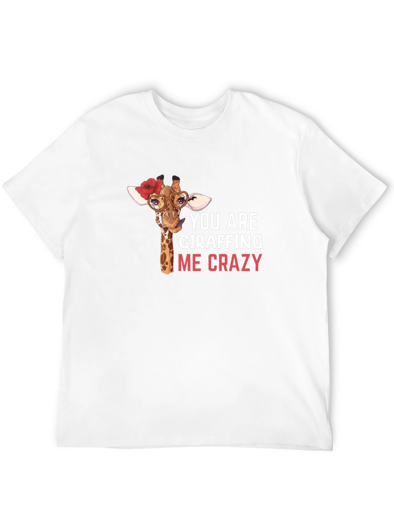 Giraffe Crazy Graphic Tee