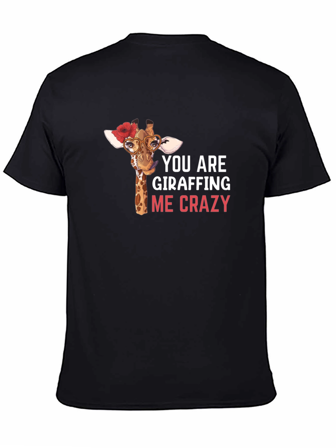 Giraffe Crazy Graphic Tee