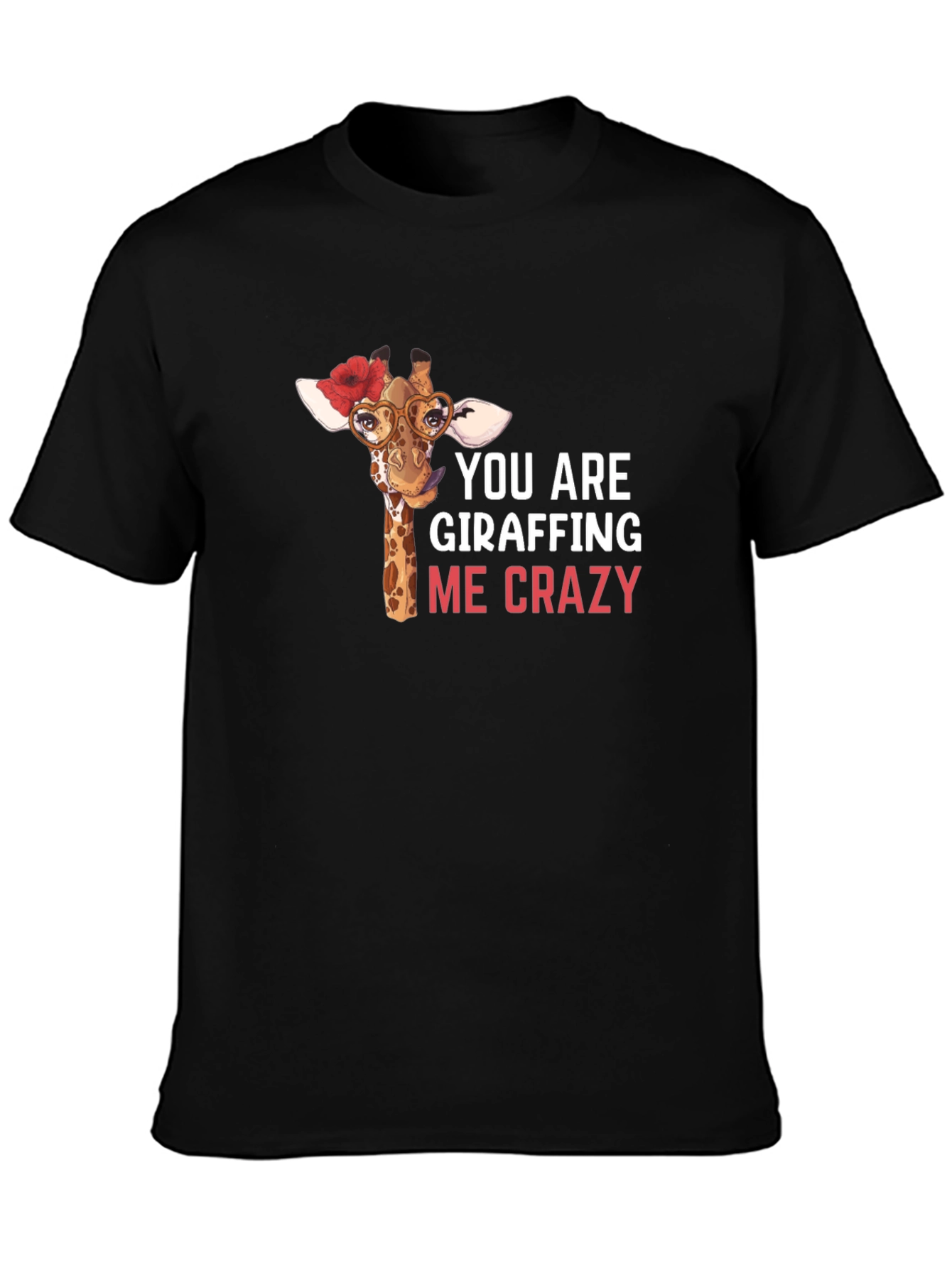 Giraffe Crazy Graphic Tee