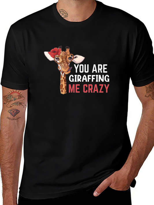 Giraffe Crazy Graphic Tee