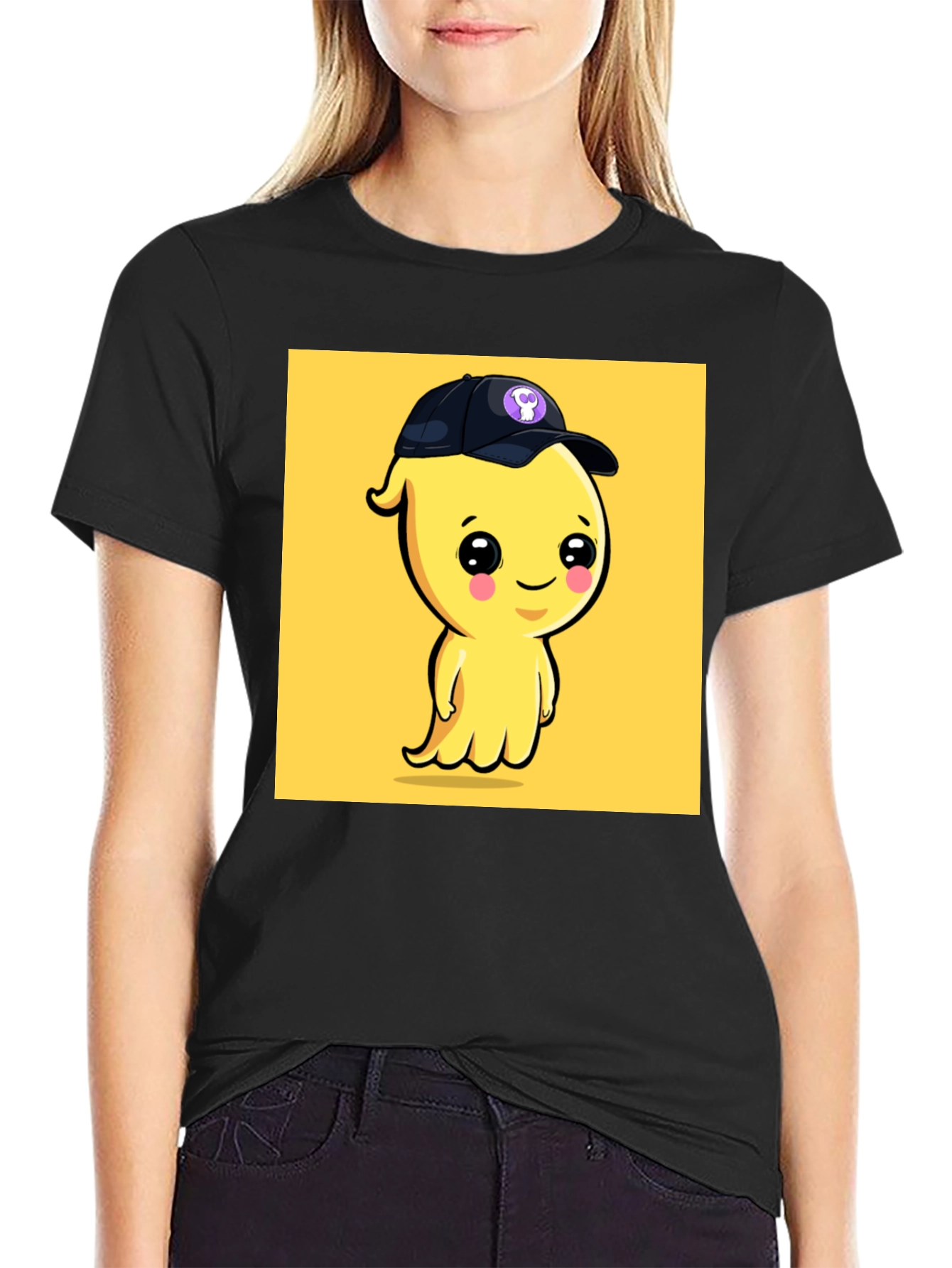 Cute Cartoon Ghost T-Shirt