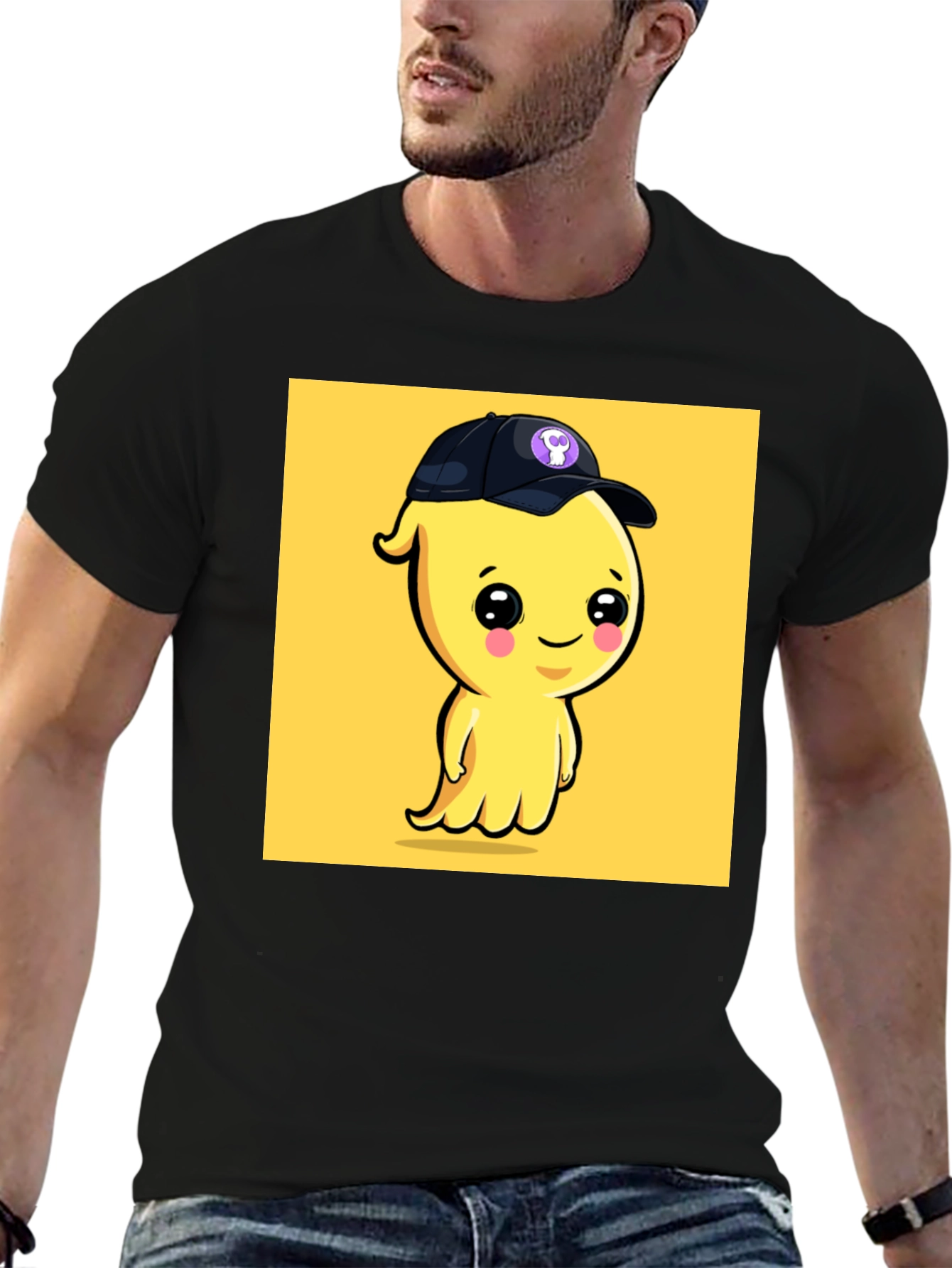 Cute Cartoon Ghost T-Shirt