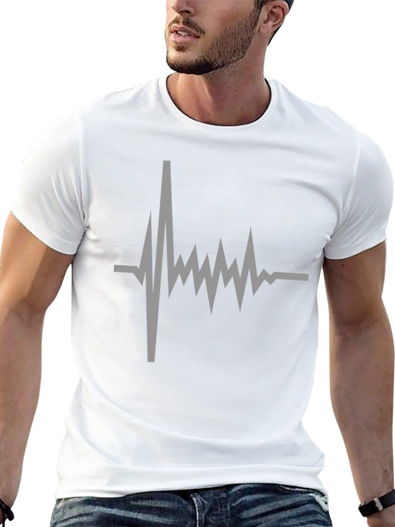 Heartbeat Rhythm T-Shirt - Graphic Tee