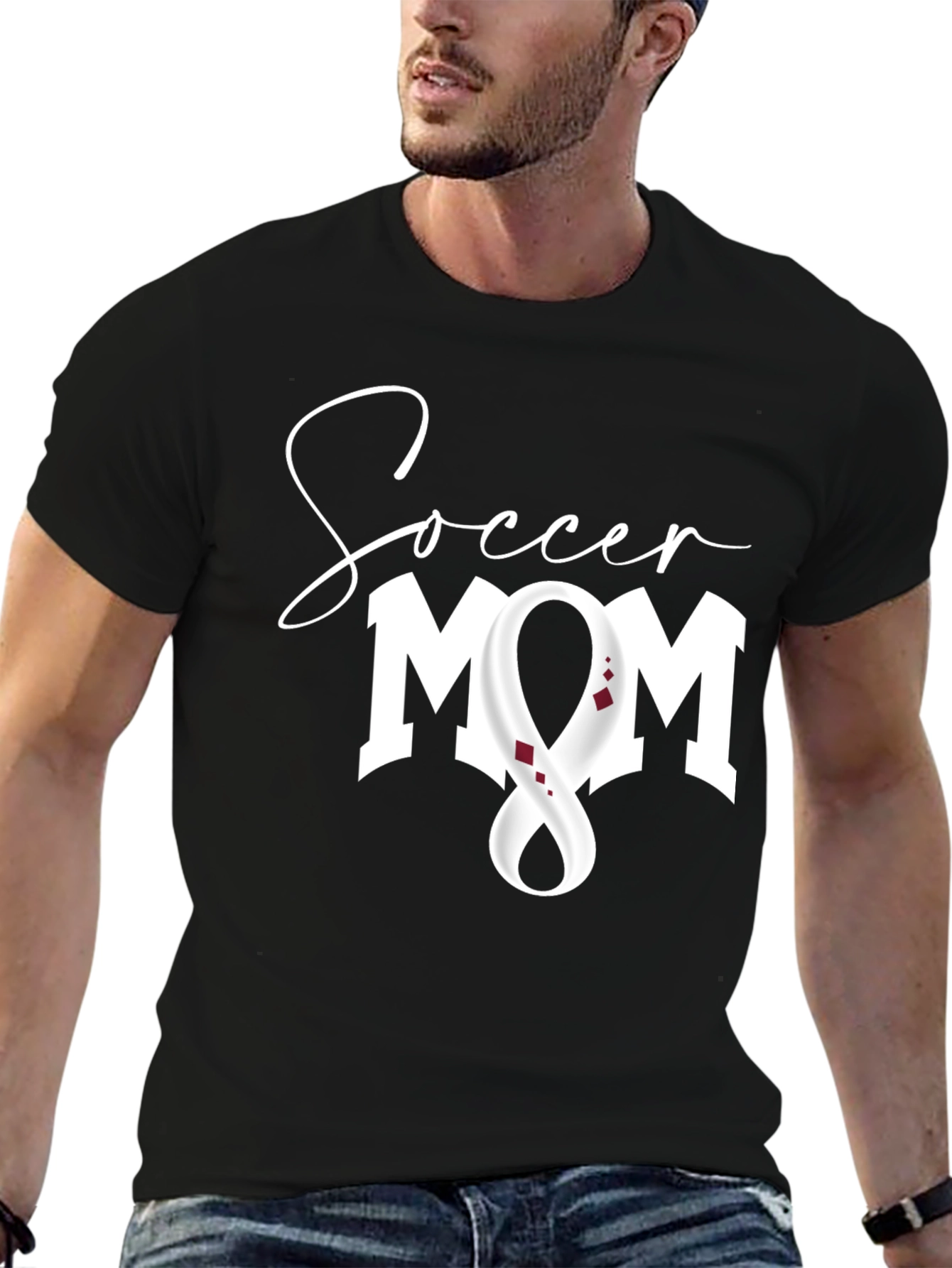 Soccer Mom T-Shirt - Qatar Flag Design