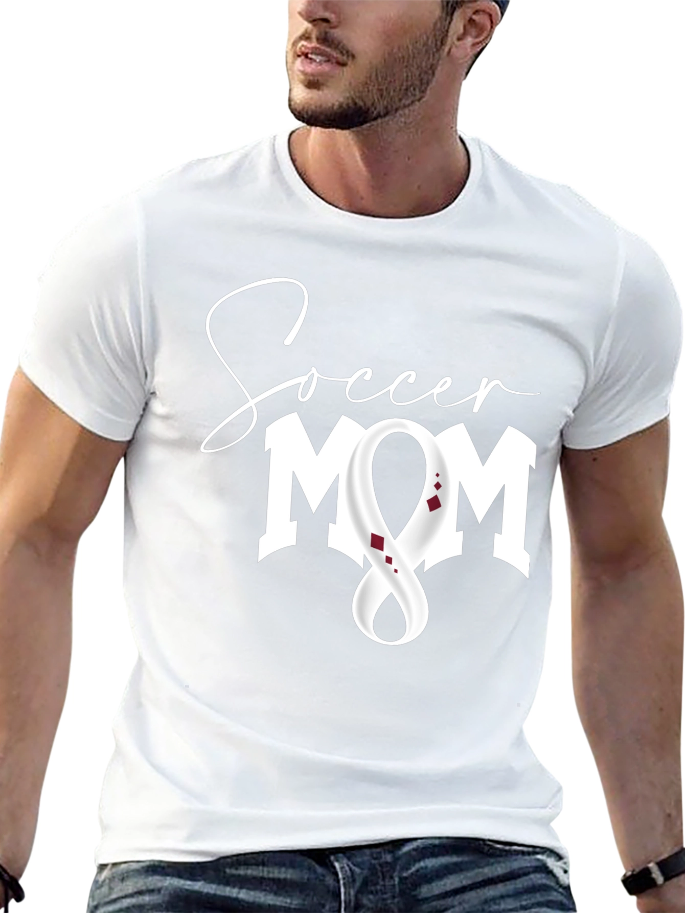 Soccer Mom T-Shirt - Qatar Flag Design