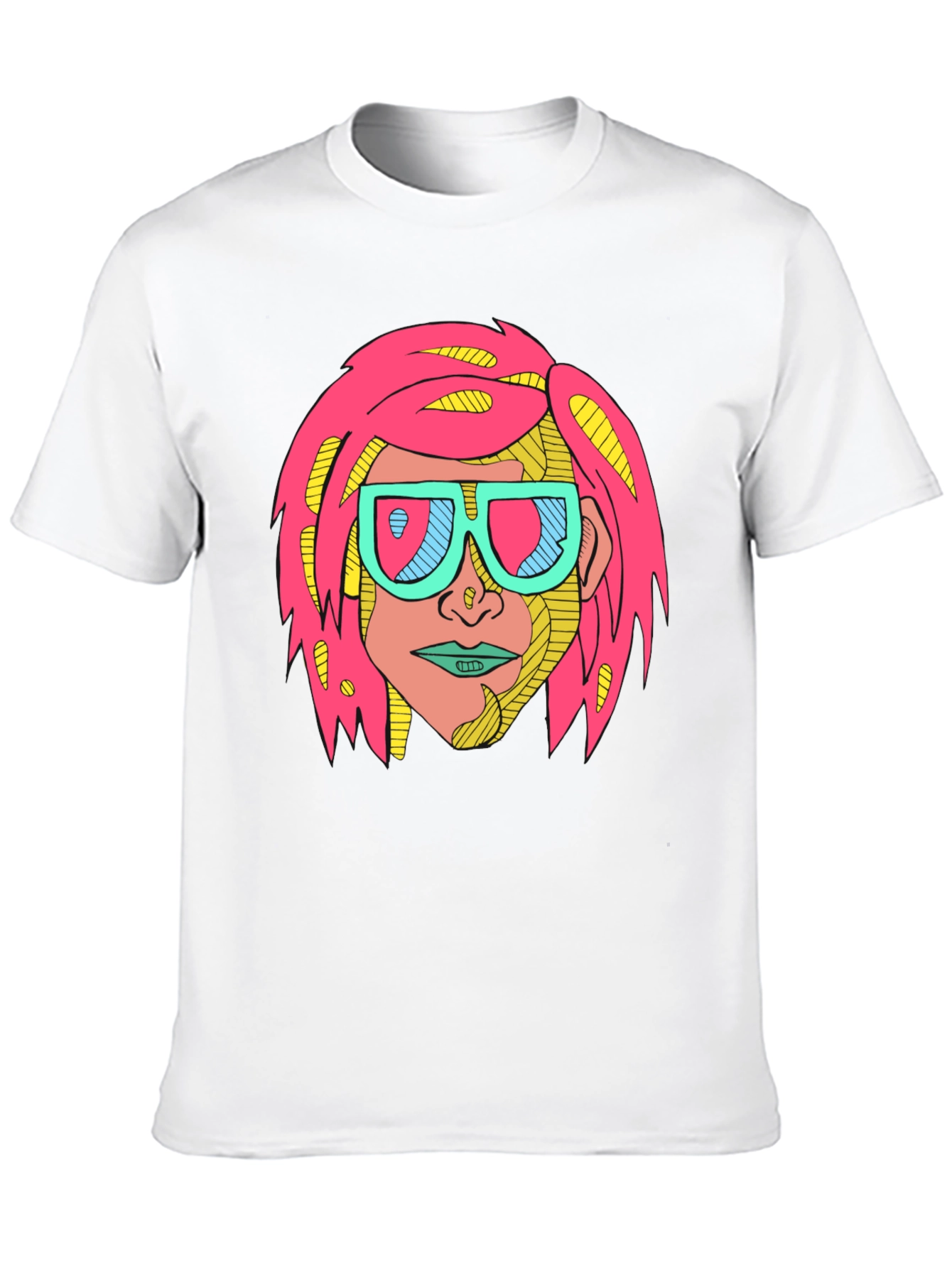Funky Graphic Tee - Retro Pop Art Design