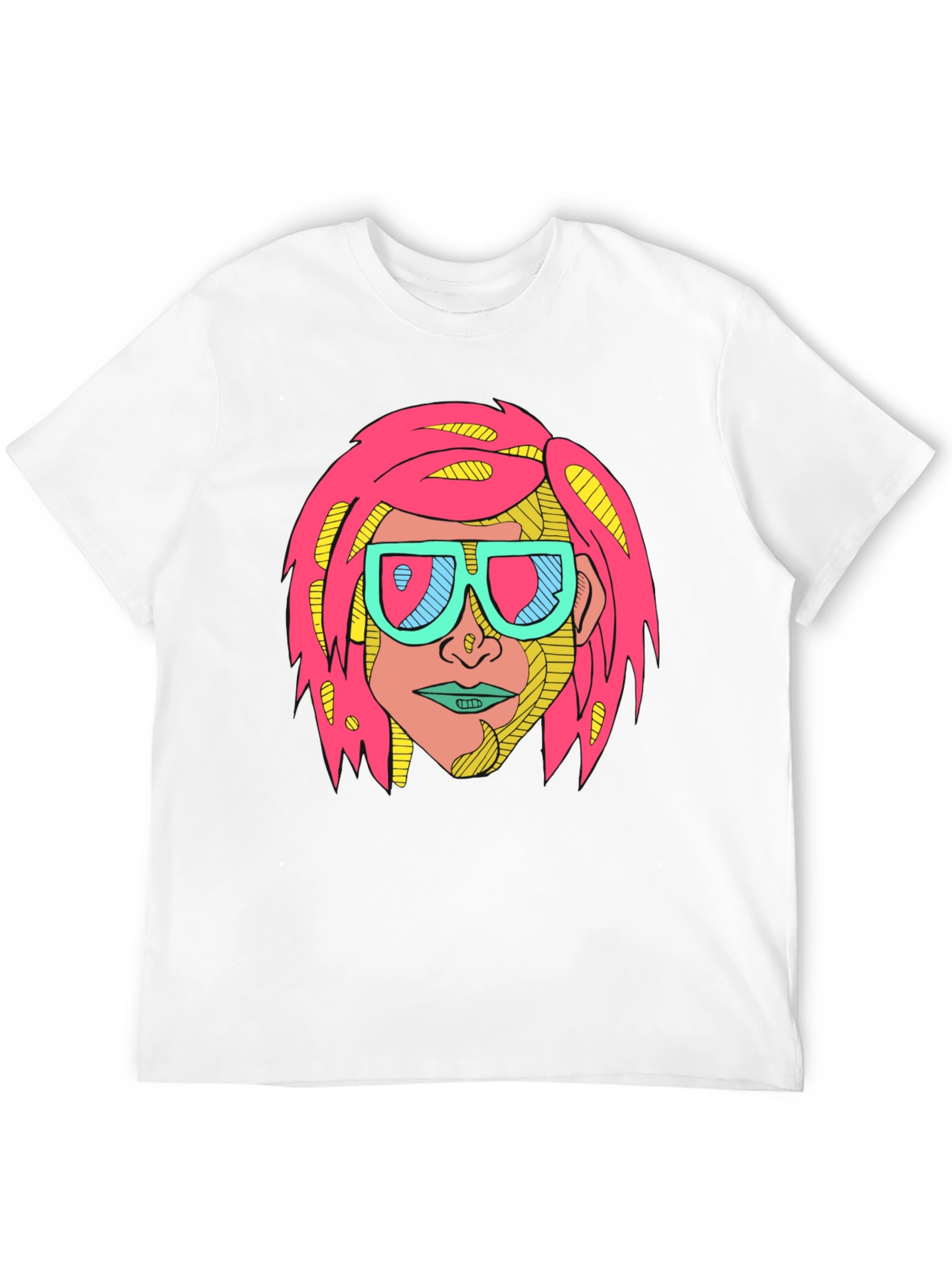 Funky Graphic Tee - Retro Pop Art Design