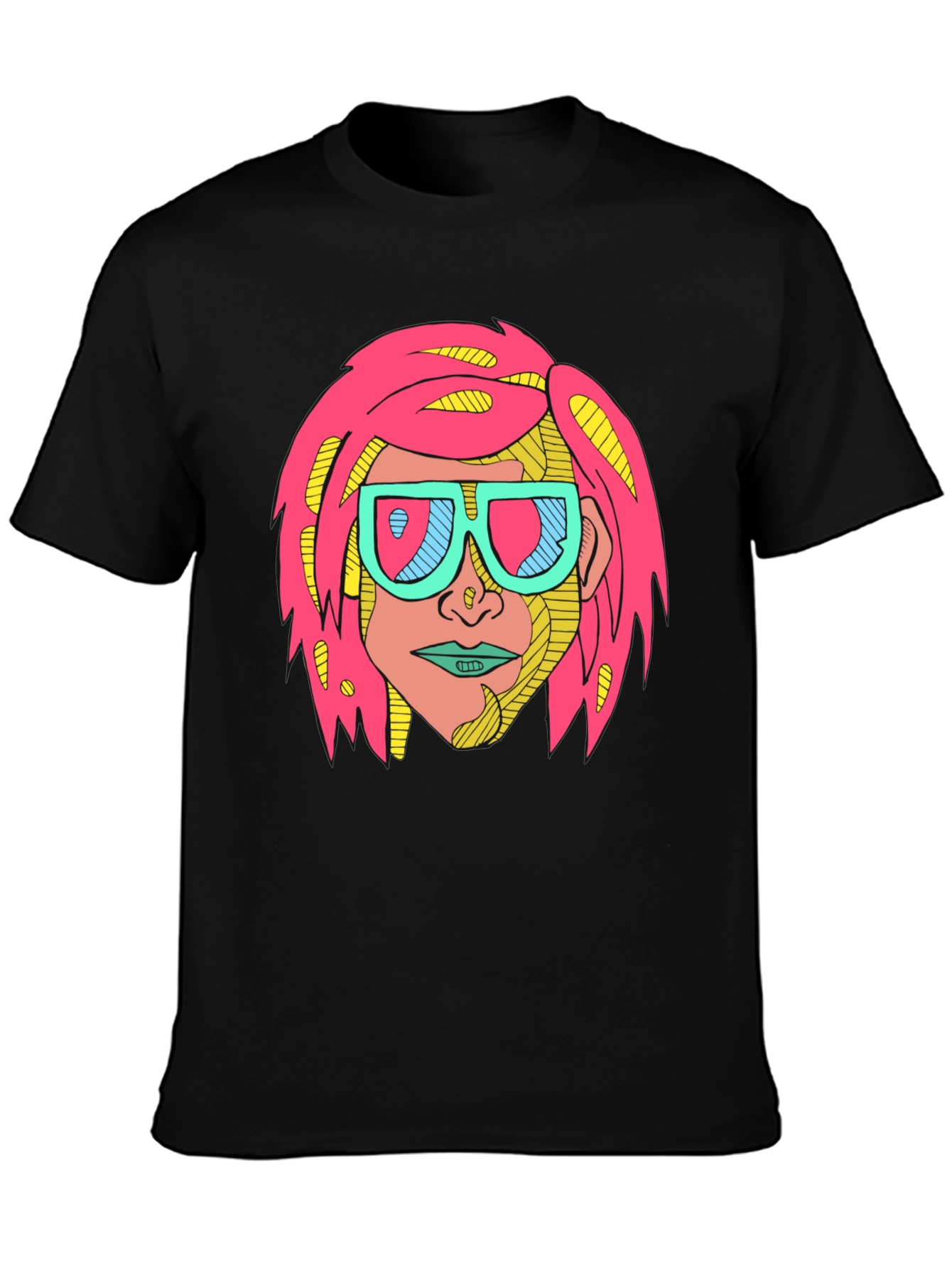 Funky Graphic Tee - Retro Pop Art Design