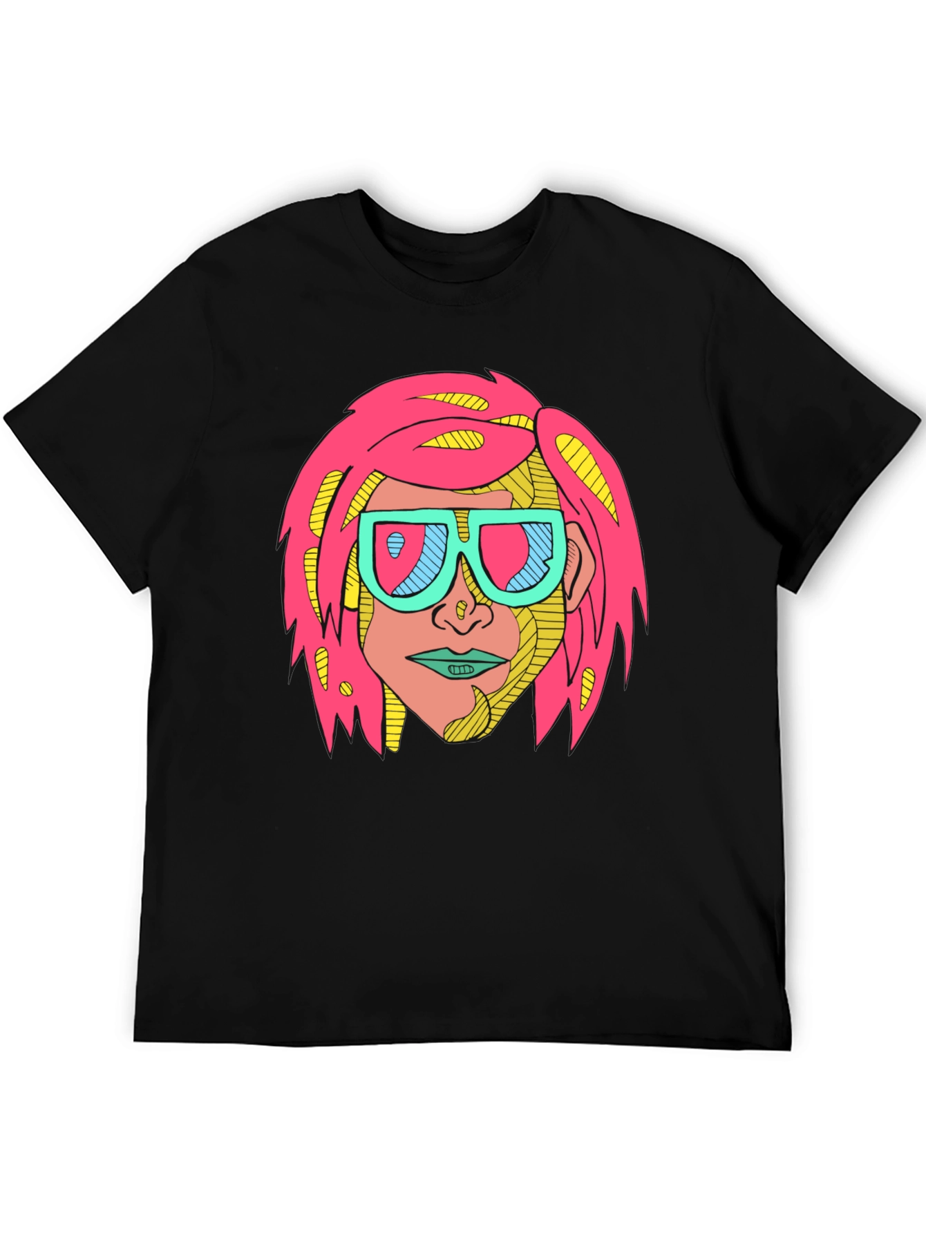Funky Graphic Tee - Retro Pop Art Design