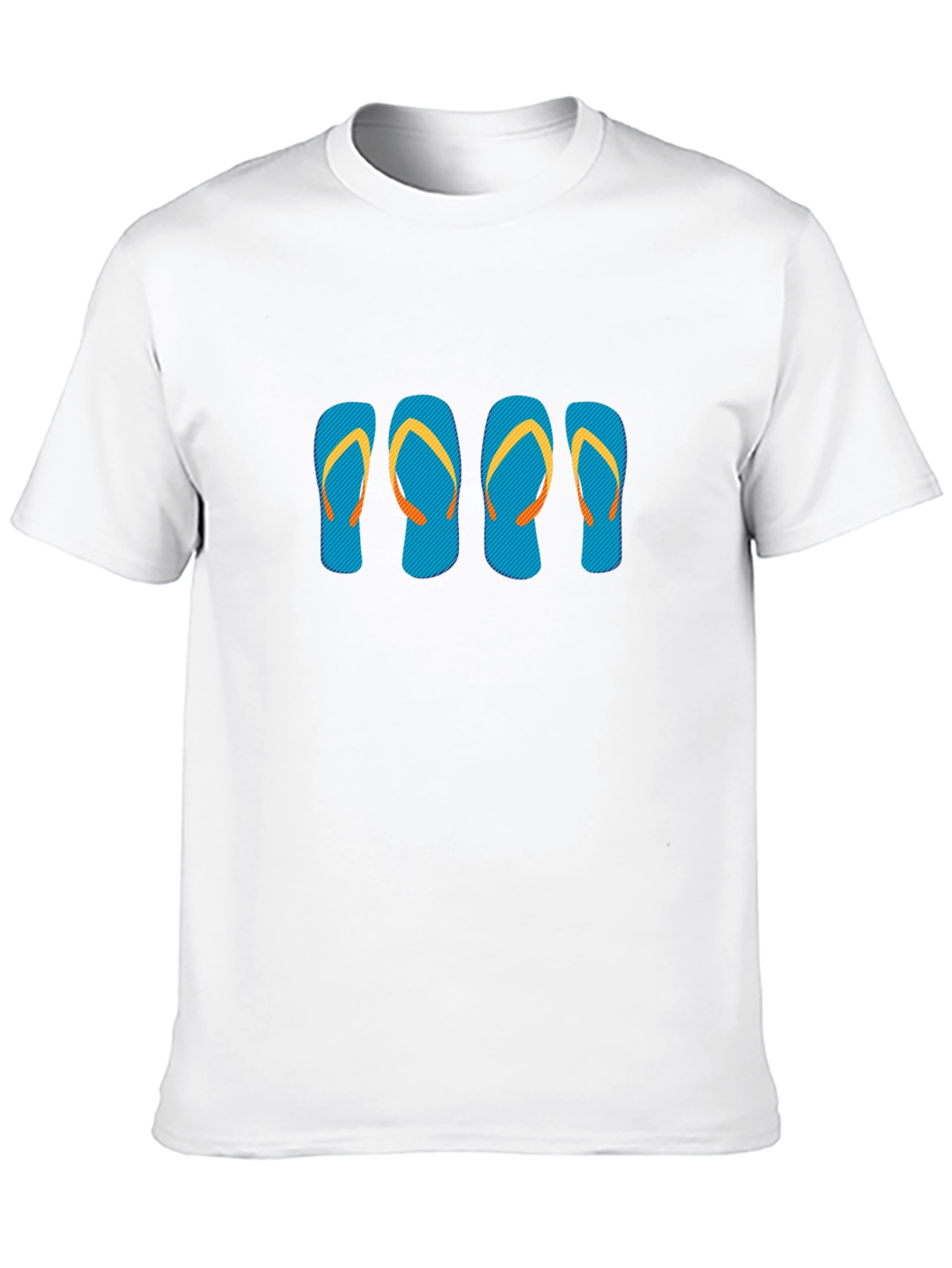 Flip Flop Graphic Tee - Casual Summer Style
