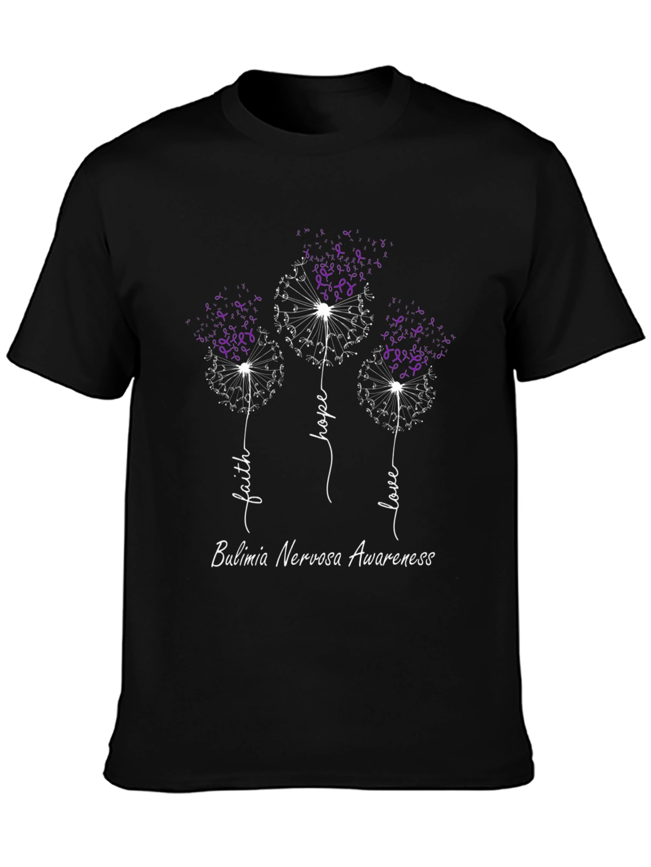 Bulimia Awareness Dandelion T-Shirt