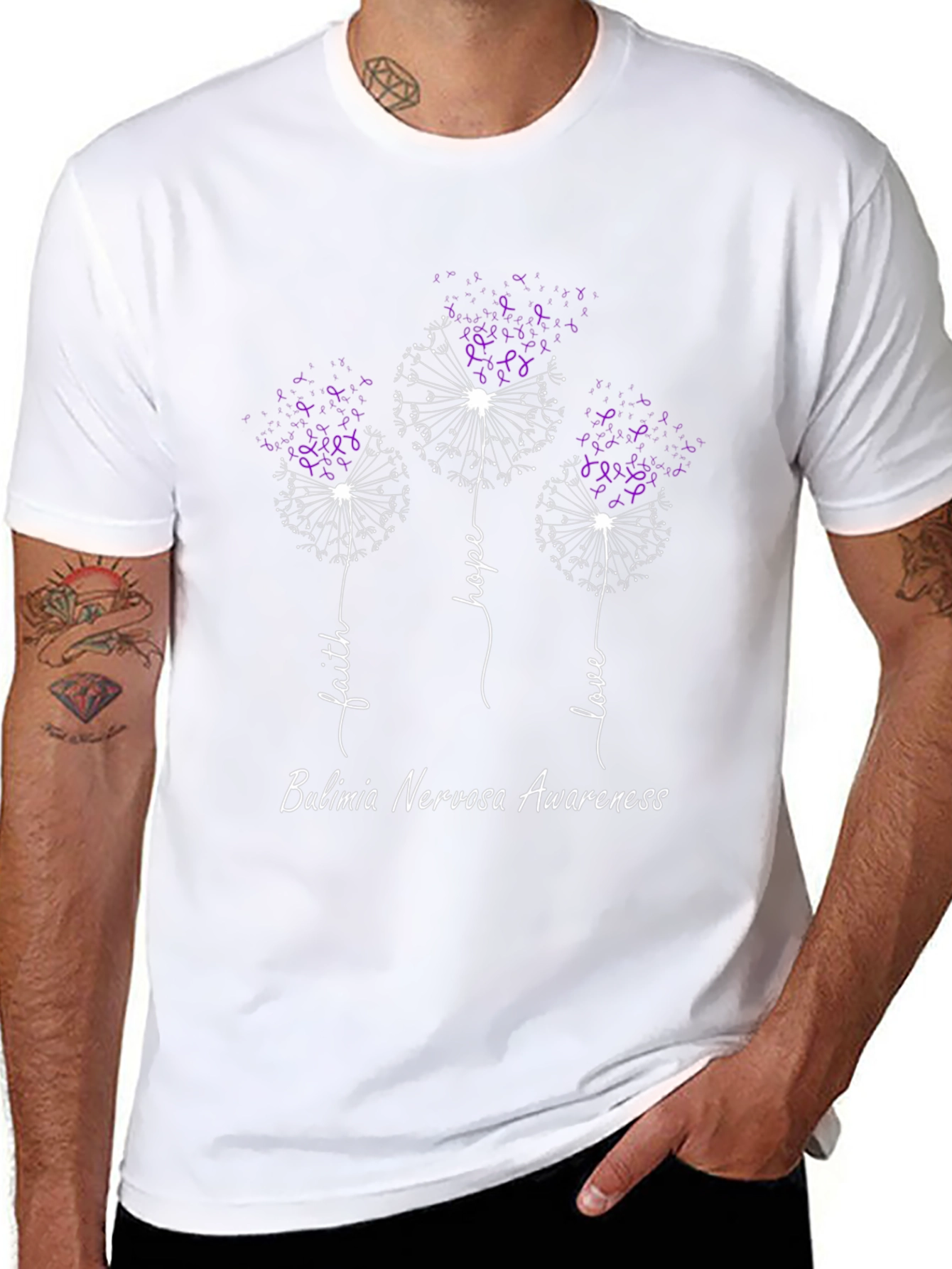 Bulimia Awareness Dandelion T-Shirt