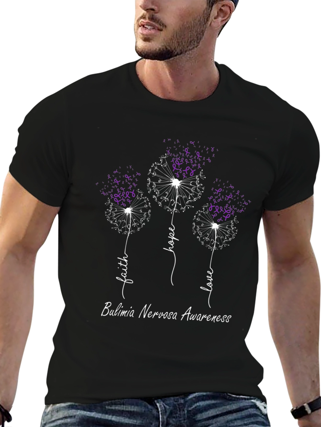 Bulimia Awareness Dandelion T-Shirt